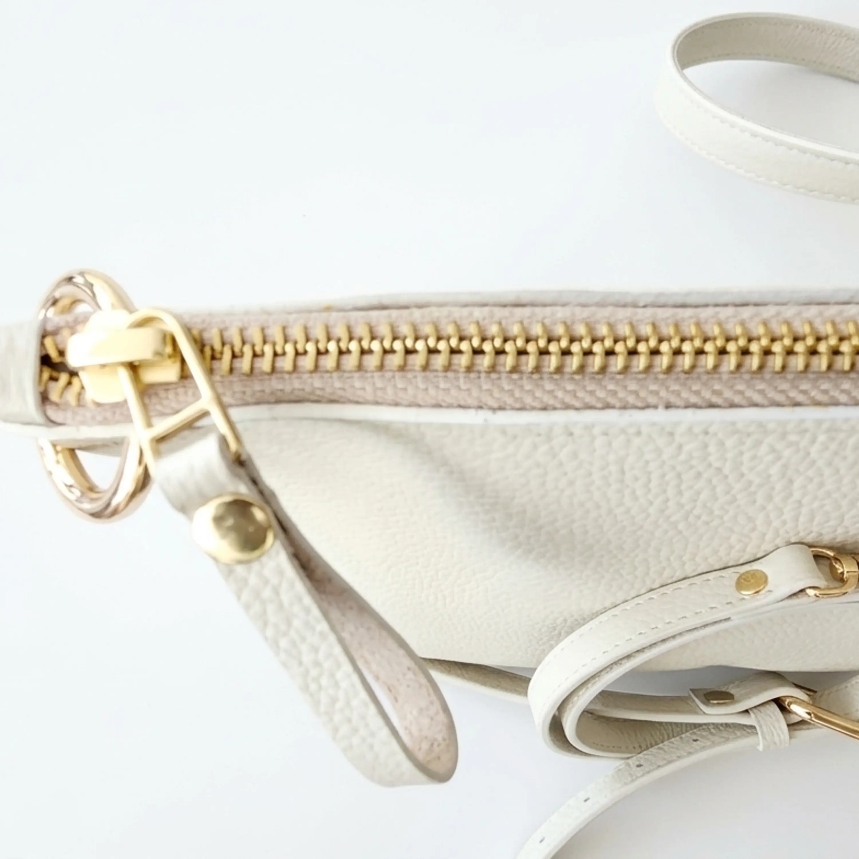 Cartera Isolda Marfil - Cuero LWG - Hecho a mano 3