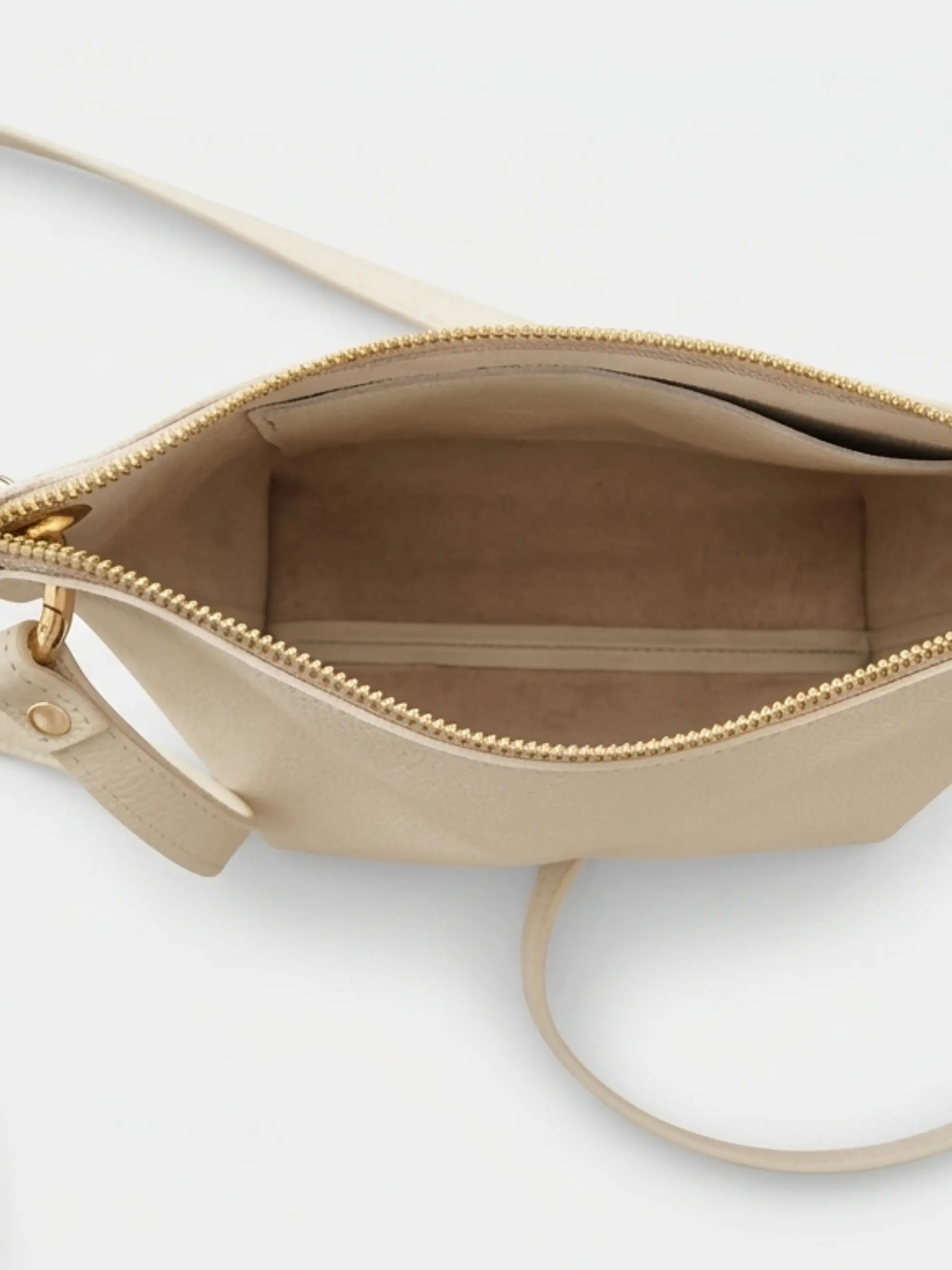 Cartera Isolda Marfil - Cuero LWG - Hecho a mano 4