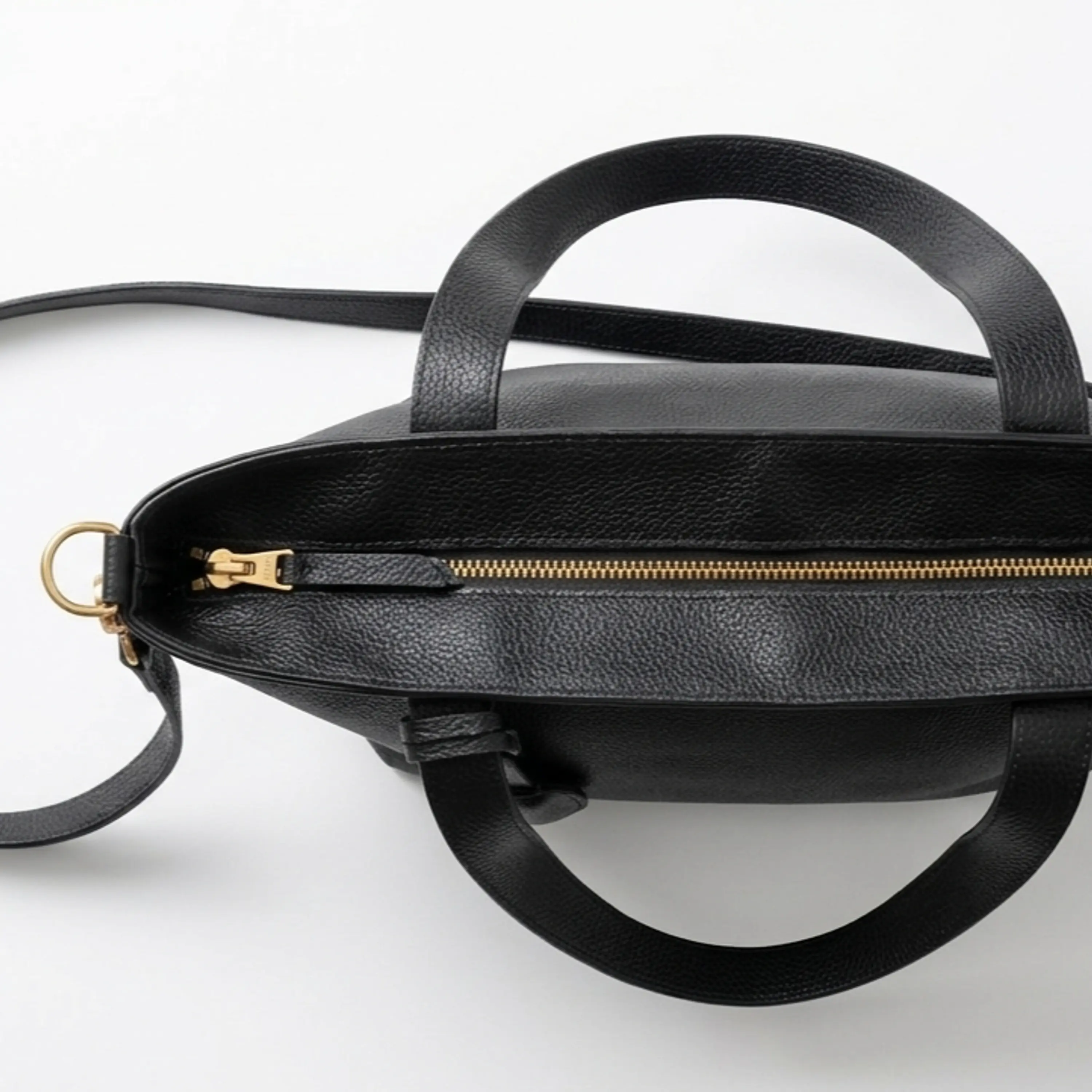 Tote Colibrí Negro - Cuero LWG - Hecho a mano 3
