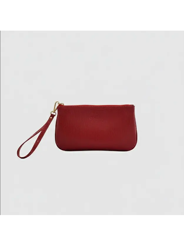 Clutch, cartera de mano de cuero Isolda - Cuero 5