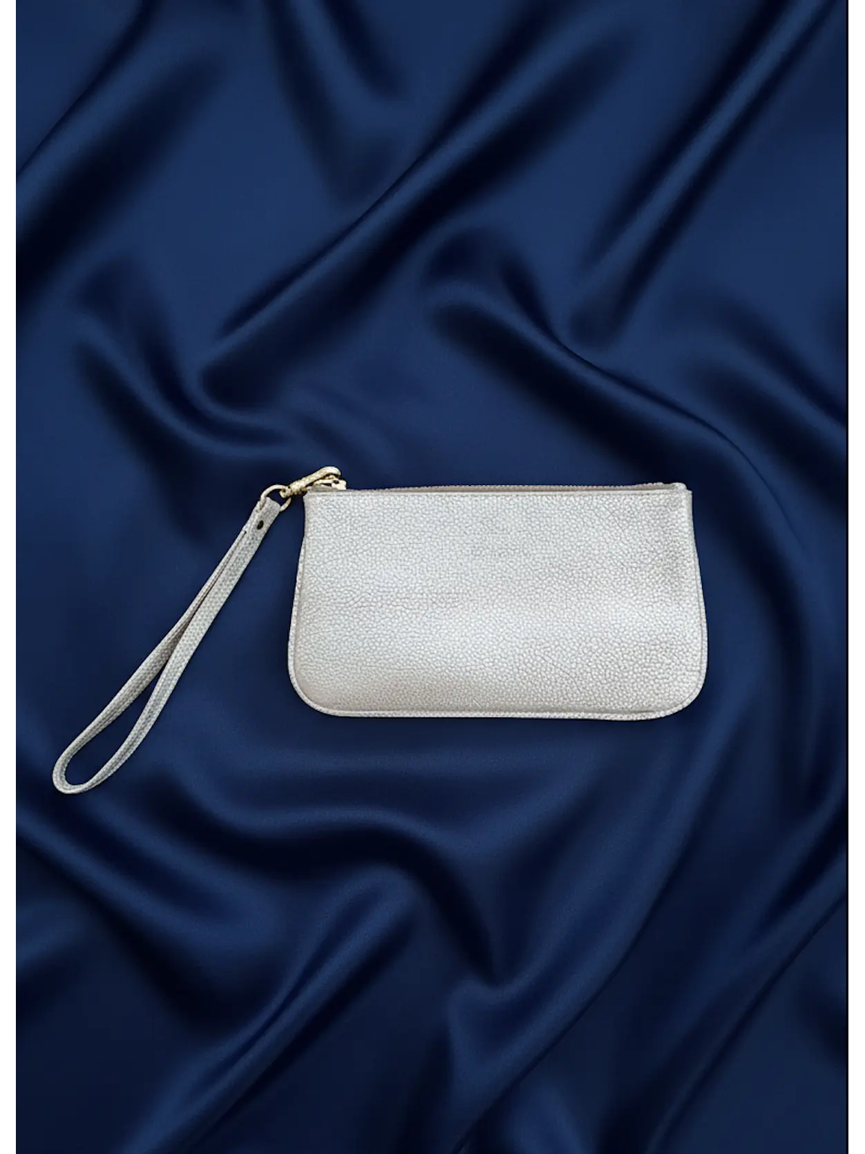 Clutch, cartera de mano de cuero Isolda - Cuero 7