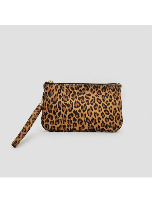 Clutch, cartera de mano de cuero Isolda - Cuero 1