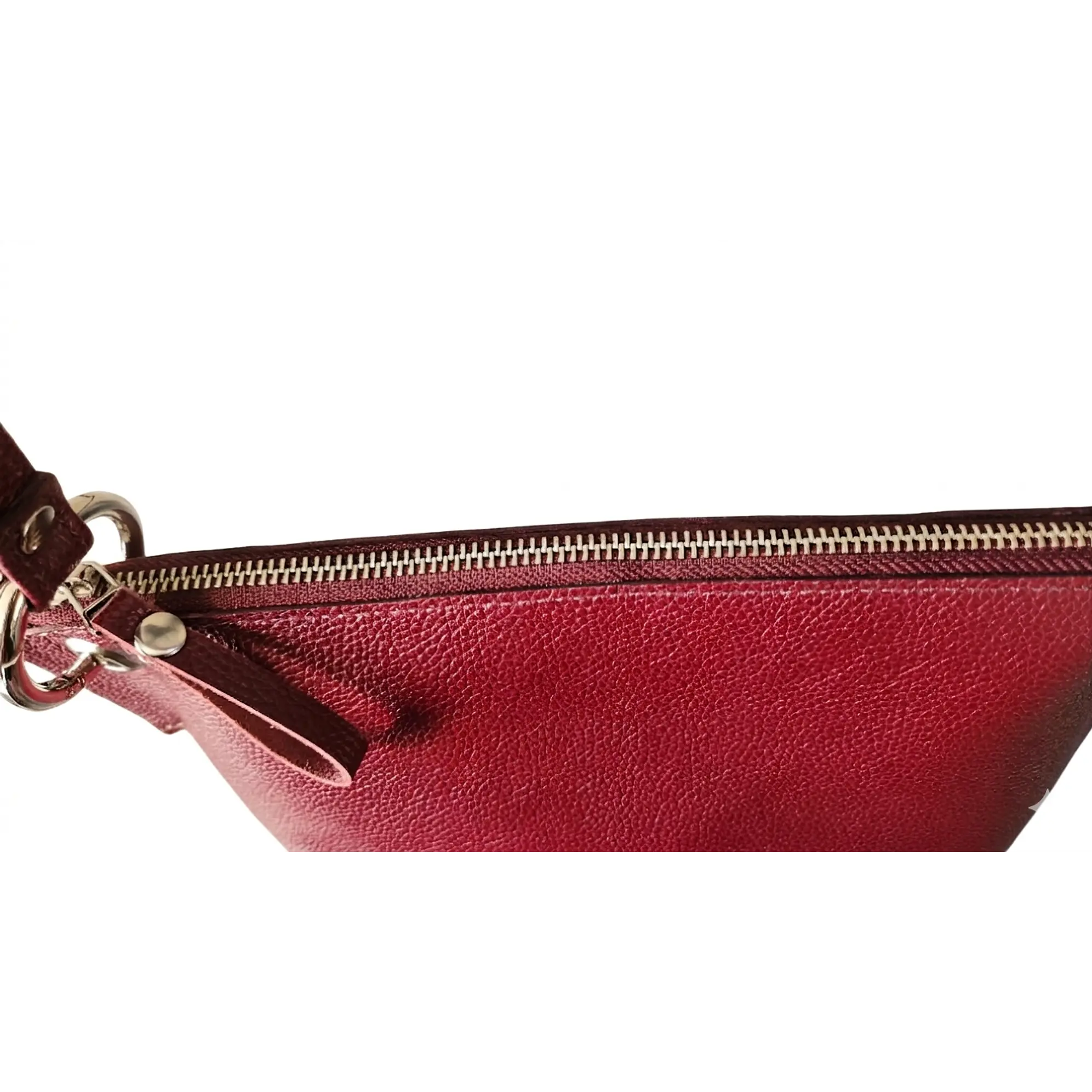 Cartera Colibrí Burdeo - Cuero LWG - Hecho a mano 5
