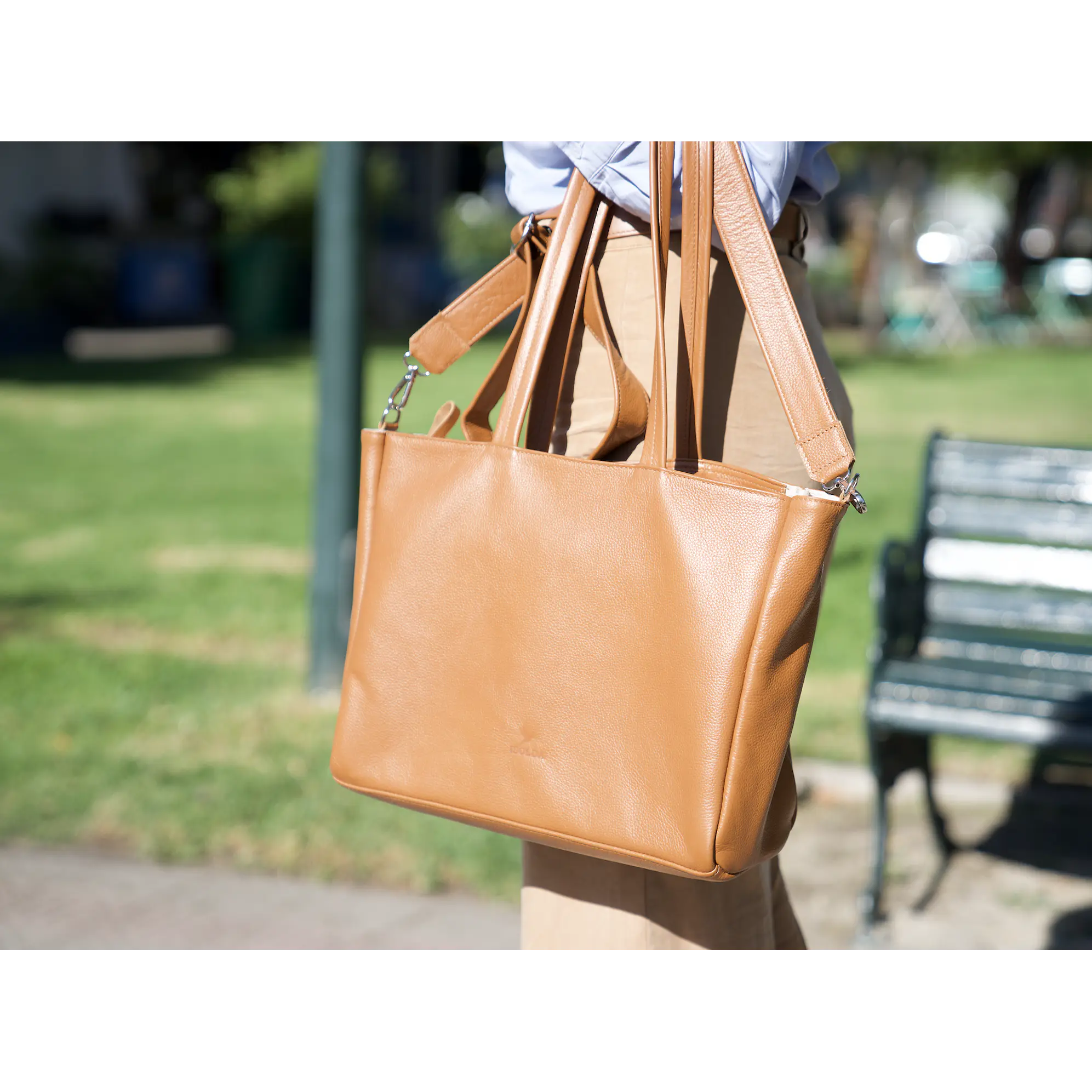 Cartera Atacama - Porta Notebook - Cuero LWG - Hecho a mano  5