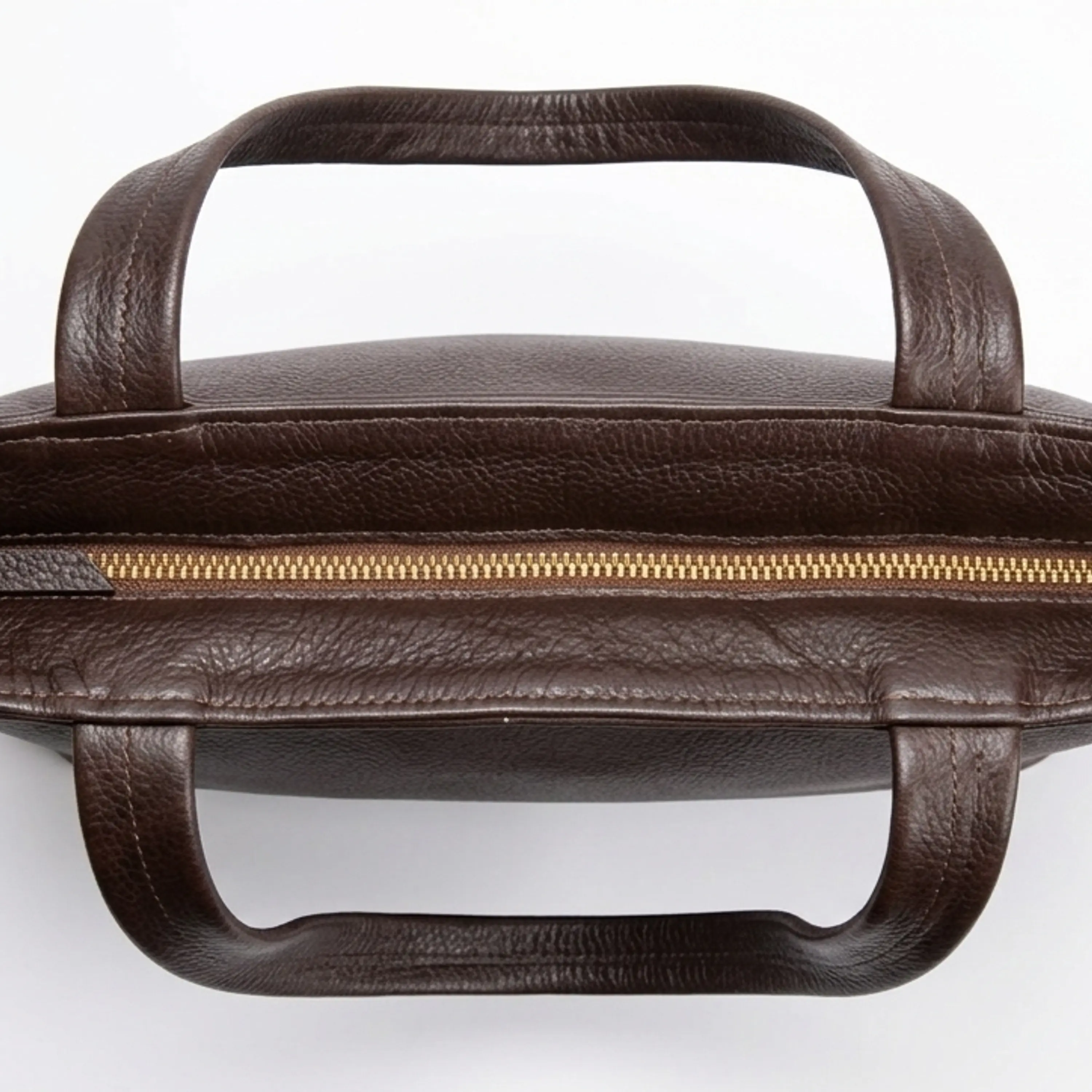 Tote Colibrí Chocolate - Cuero LWG - Hecho a mano  3