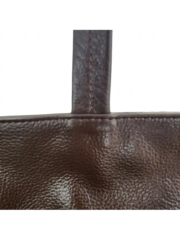 Tote Colibrí Chocolate - Cuero LWG - Hecho a mano  4