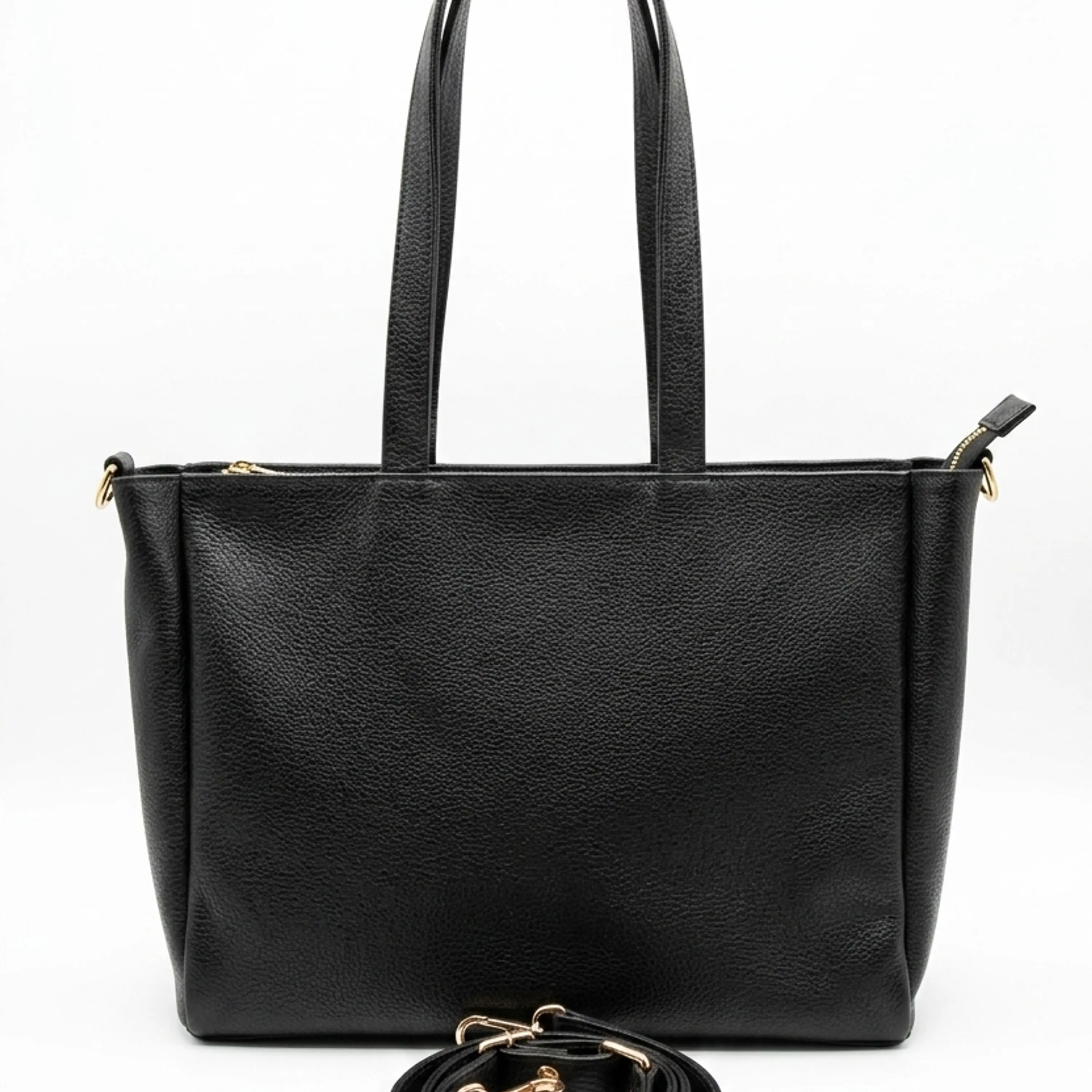 Cartera Atacama Negro - Porta Notebook - Cuero LWG - Hecho a mano 1