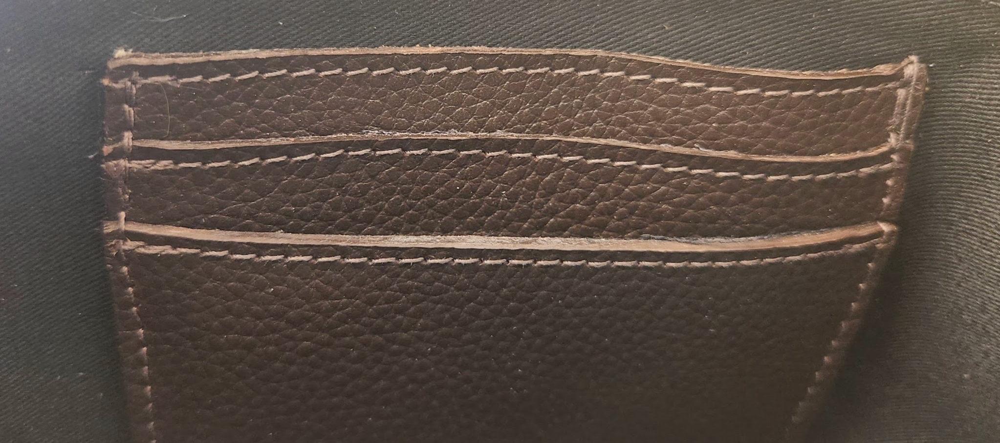 Cartera de mano Isolda - Color Chocolate - Cuero LWG - Hecho a mano 3