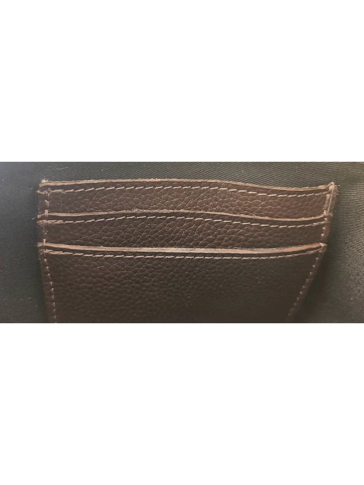 Clutch, cartera de mano Isolda Chocolate - Cuero LWG - Hecho a mano 3