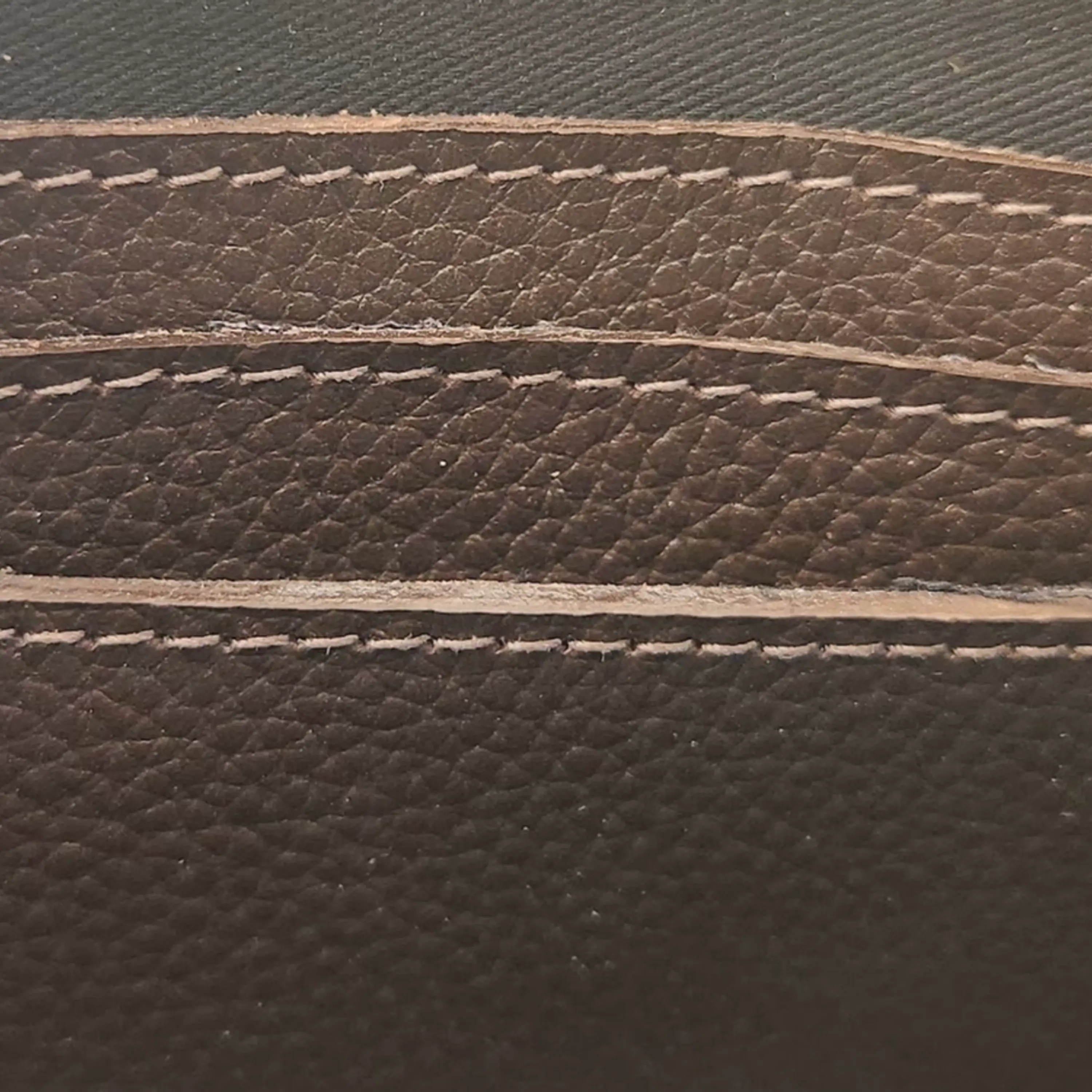 Cartera de mano Isolda Chocolate - Cuero LWG - Hecho a mano 3
