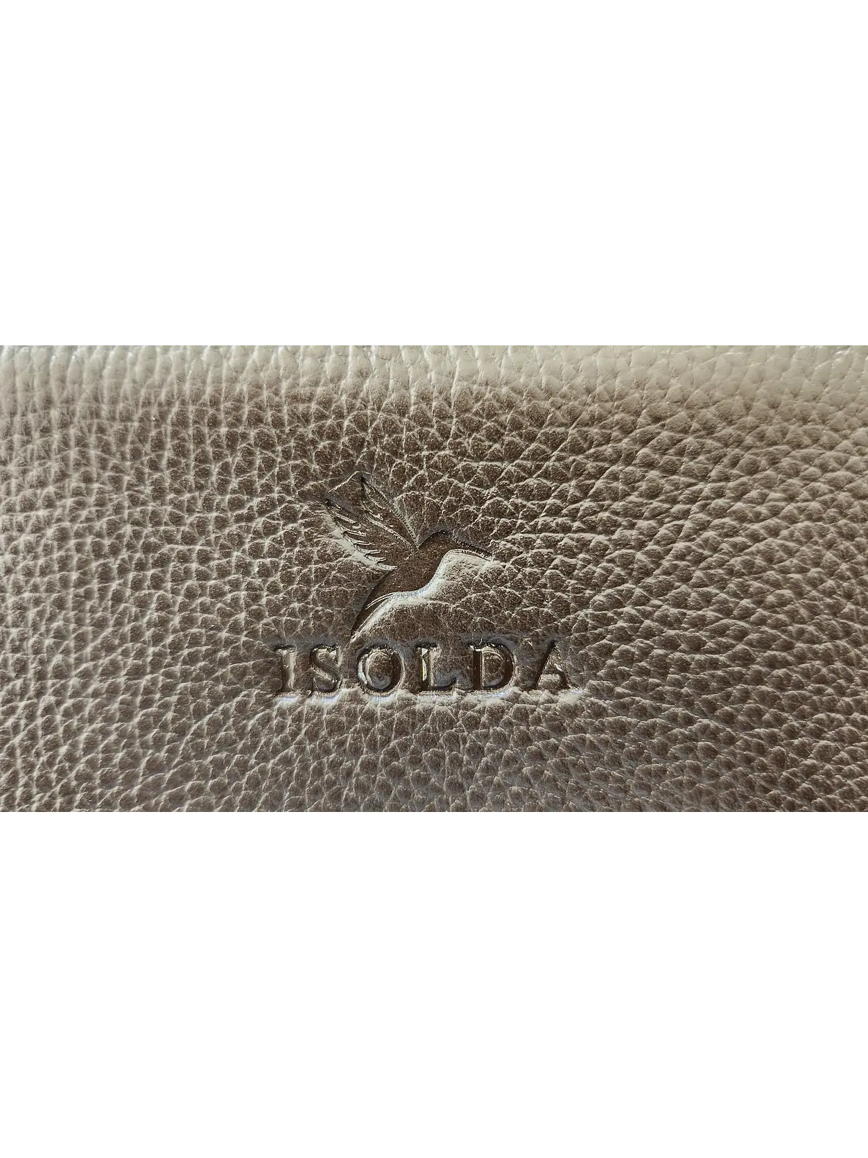 Clutch, cartera de mano Isolda Chocolate - Cuero LWG - Hecho a mano 5