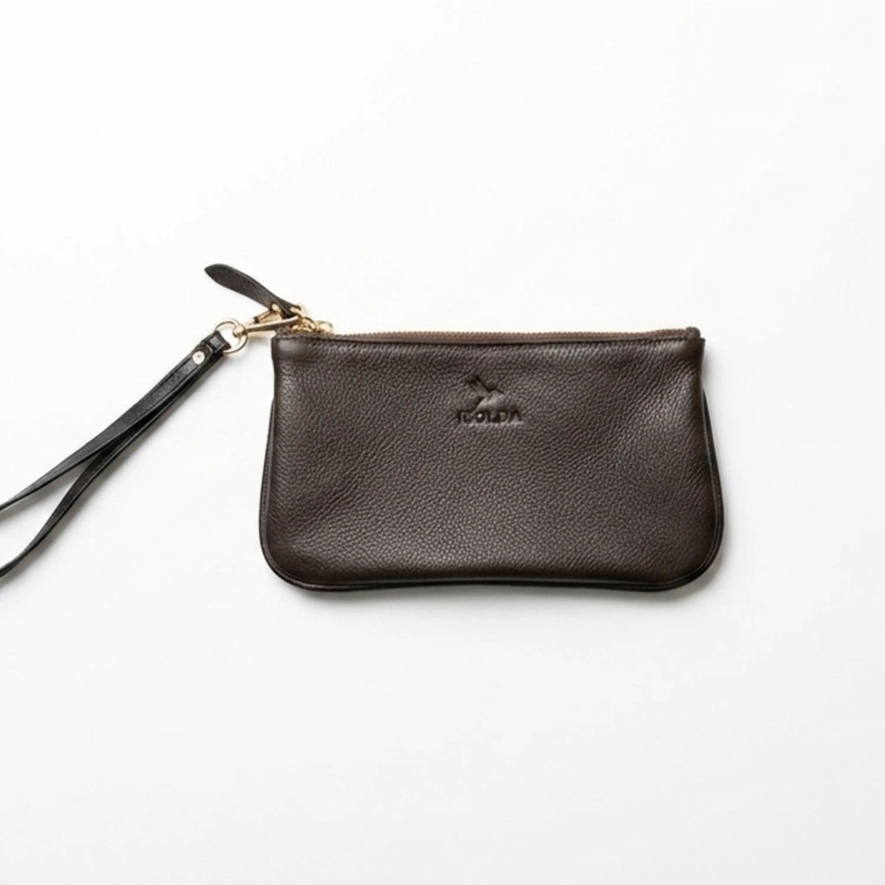 Cartera de mano Isolda Chocolate - Cuero LWG - Hecho a mano 1
