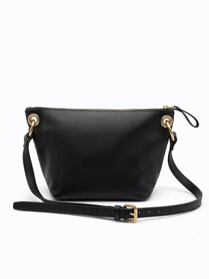 Cartera Isolda Negra - Cuero LWG - Hecho a mano