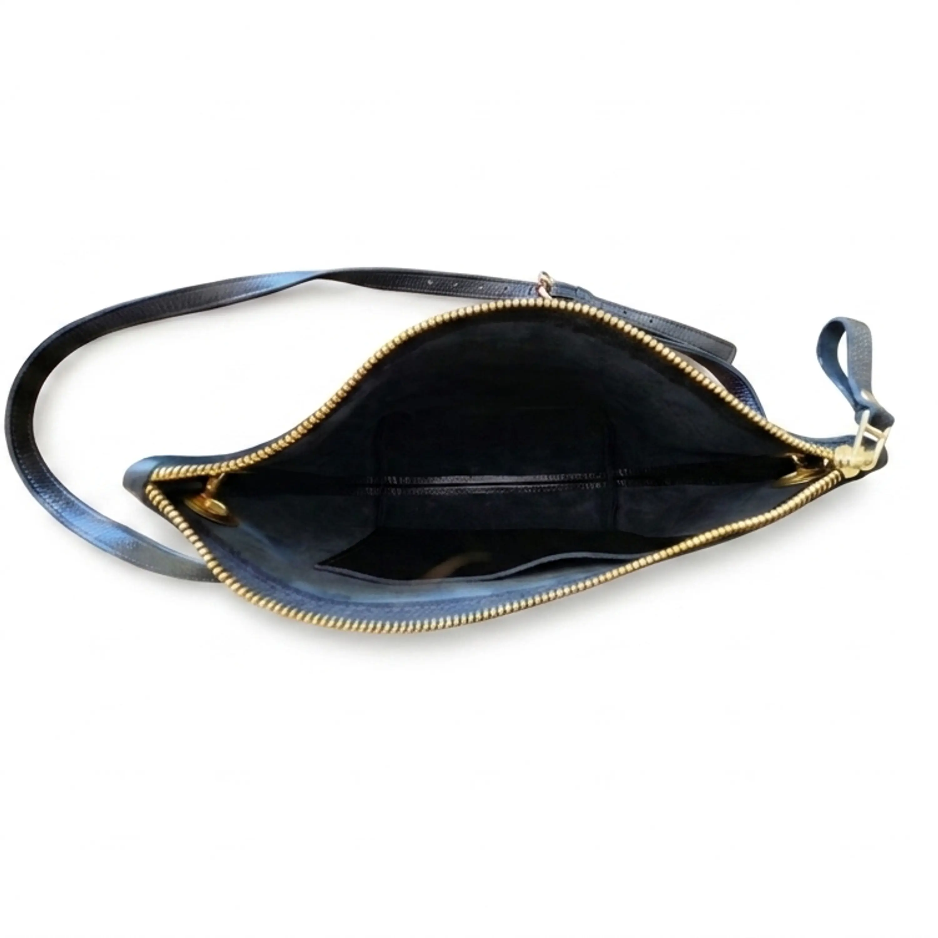Cartera Isolda Negra - Cuero LWG - Hecho a mano 5