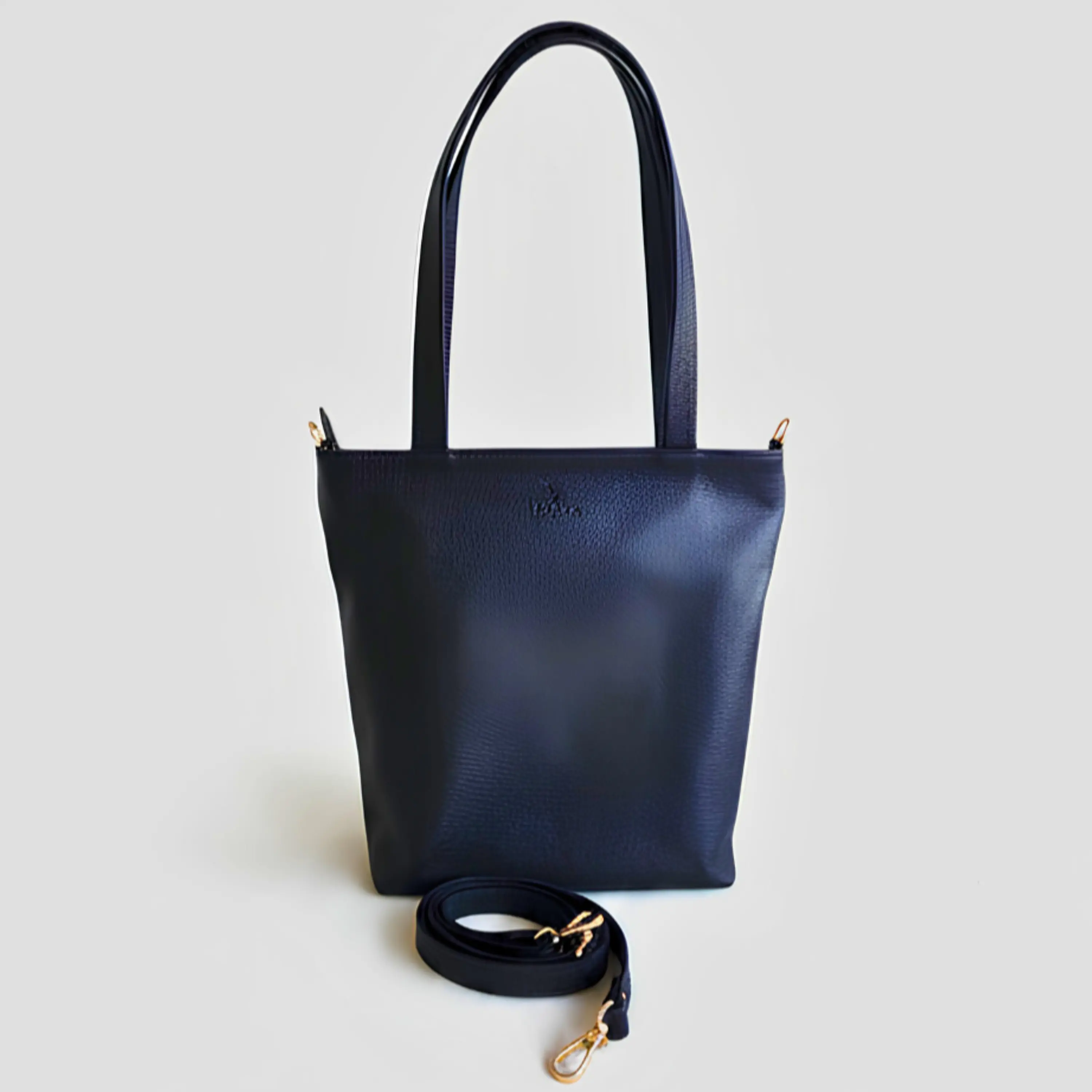 Tote Colibrí Negro - Cuero LWG - Hecho a mano 1