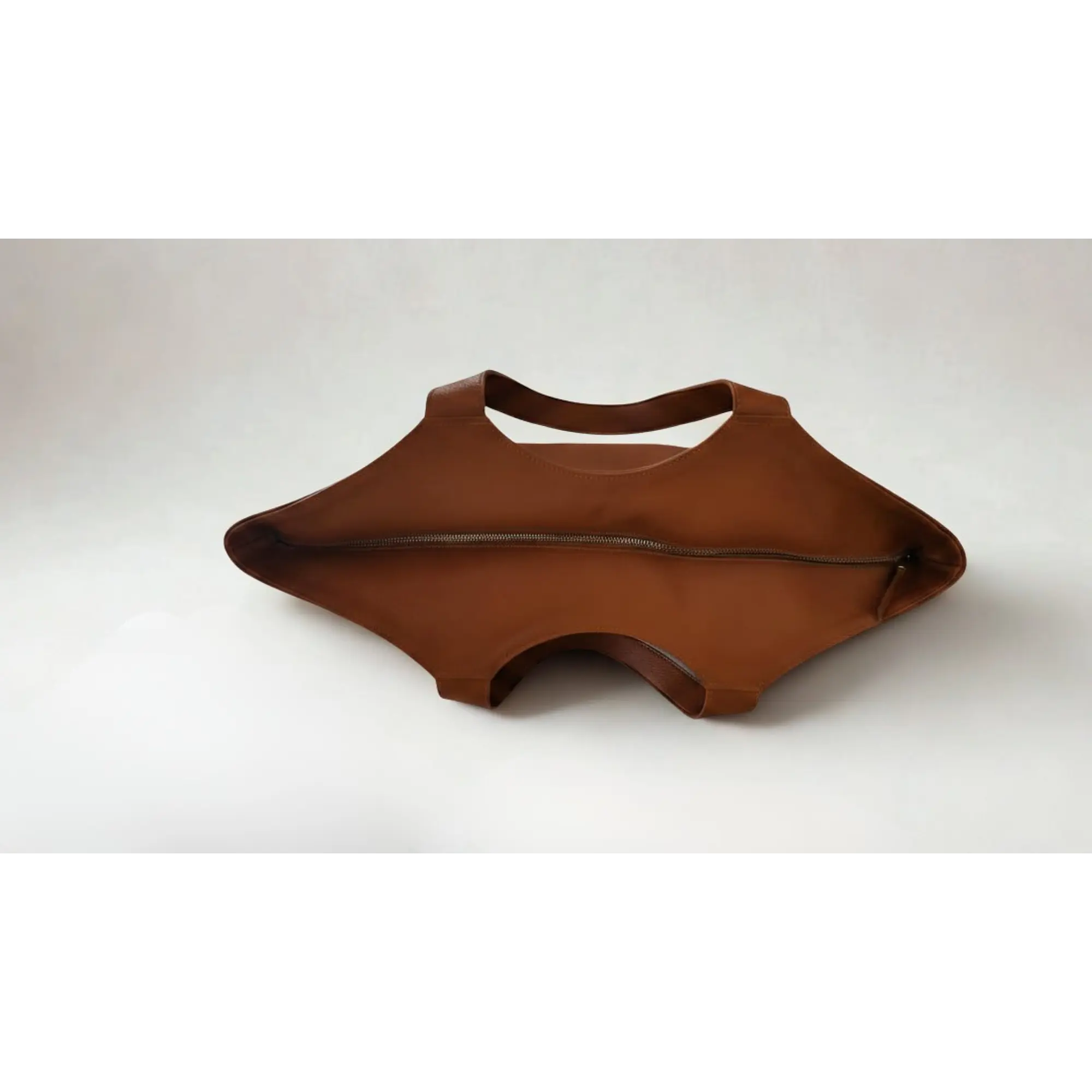 Shopper Isolda Color Caramelo - Extra Large - Cuero LWG - Hecho a mano 3