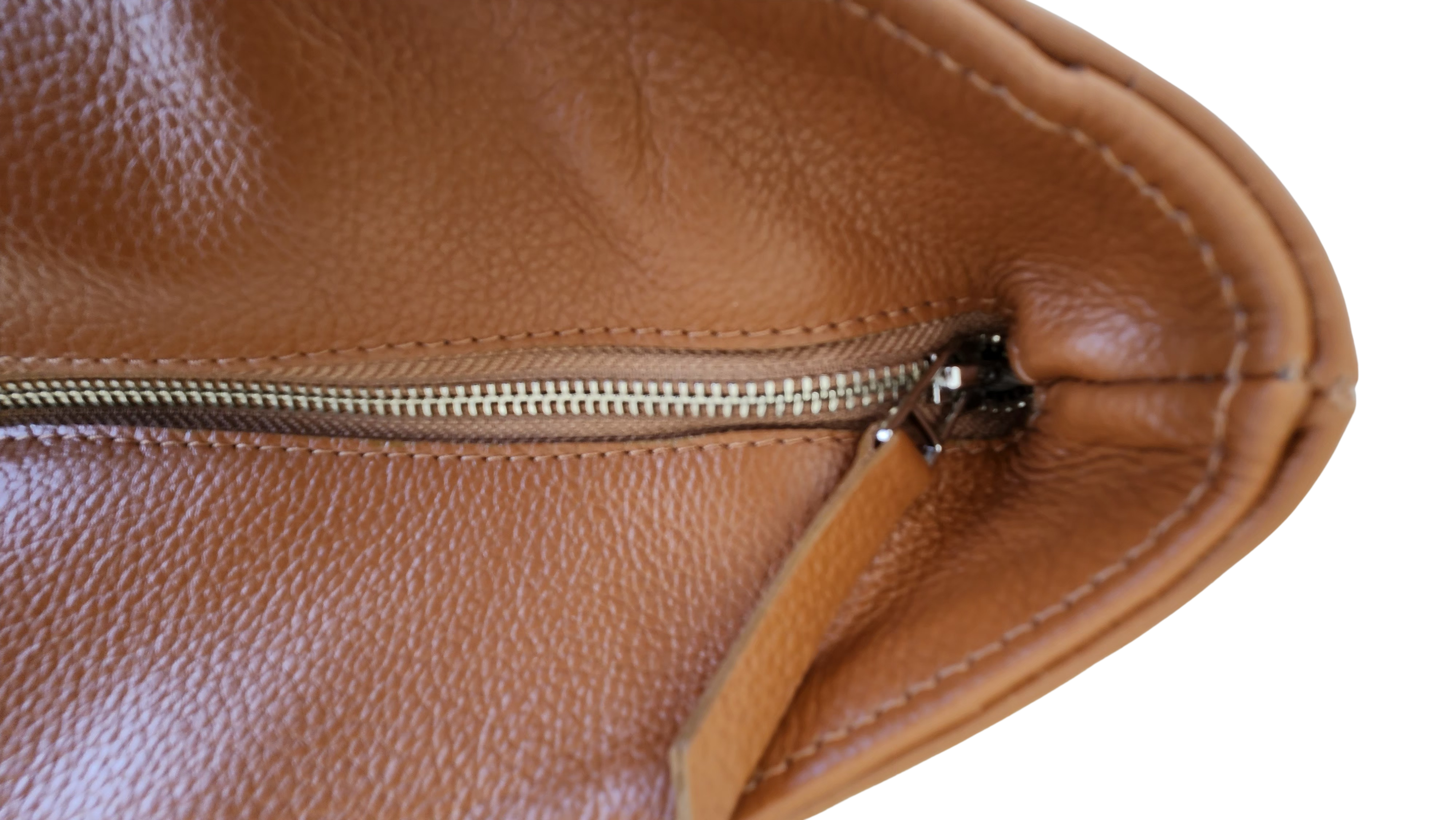 Shopper Isolda - Color Caramelo - Cuero LWG - Hecho a mano 5