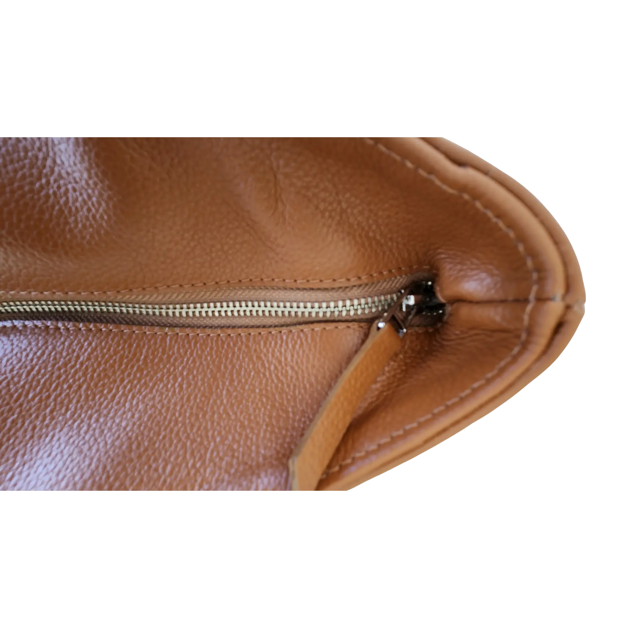 Shopper Isolda Color Caramelo - Extra Large - Cuero LWG - Hecho a mano 5