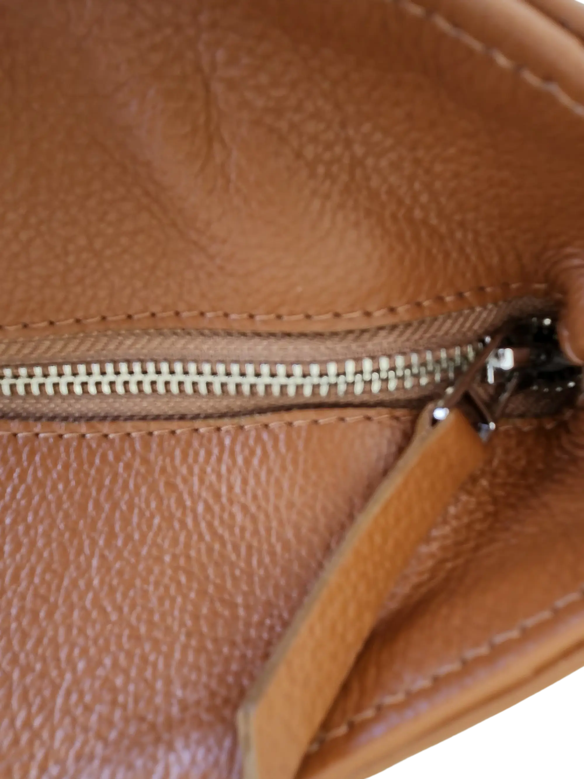 Shopper Isolda Caramelo - Cuero LWG - Hecho a mano 3