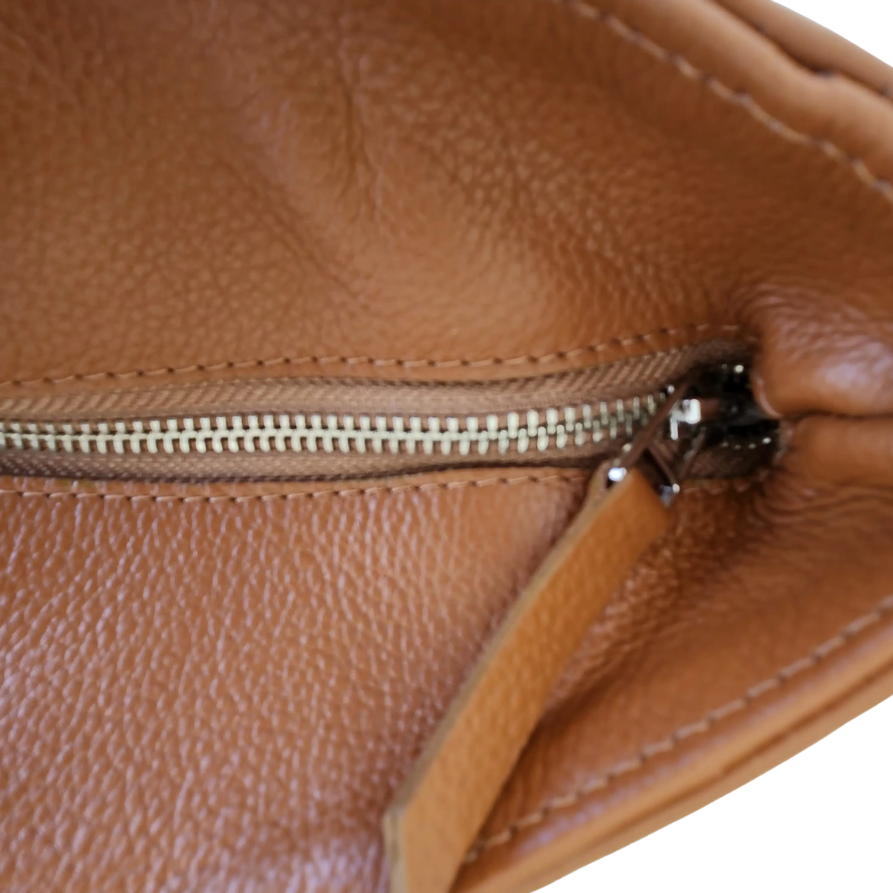 Shopper Isolda Caramelo - Cuero LWG - Hecho a mano 3