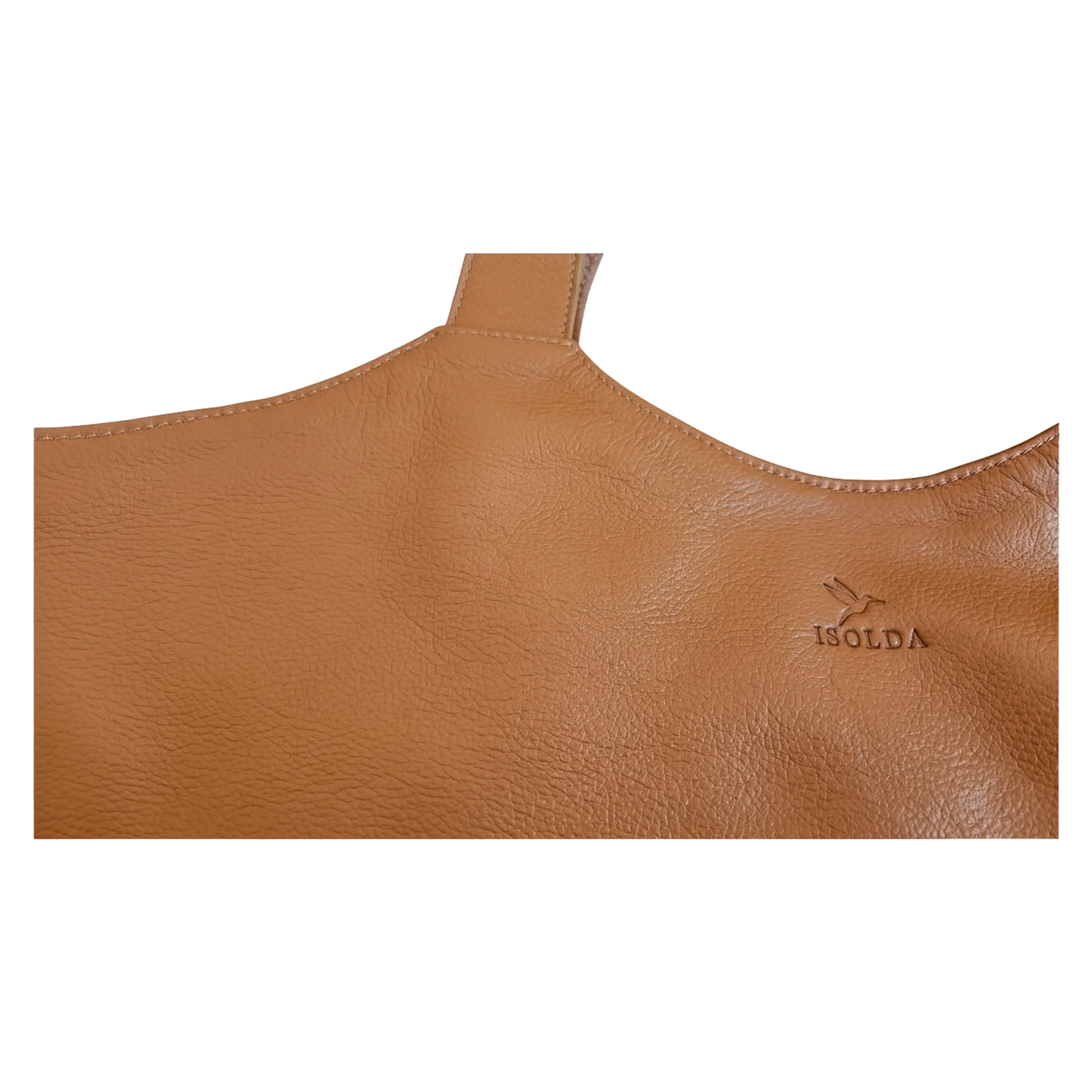 Shopper Isolda Color Caramelo - Extra Large - Cuero LWG - Hecho a mano 4