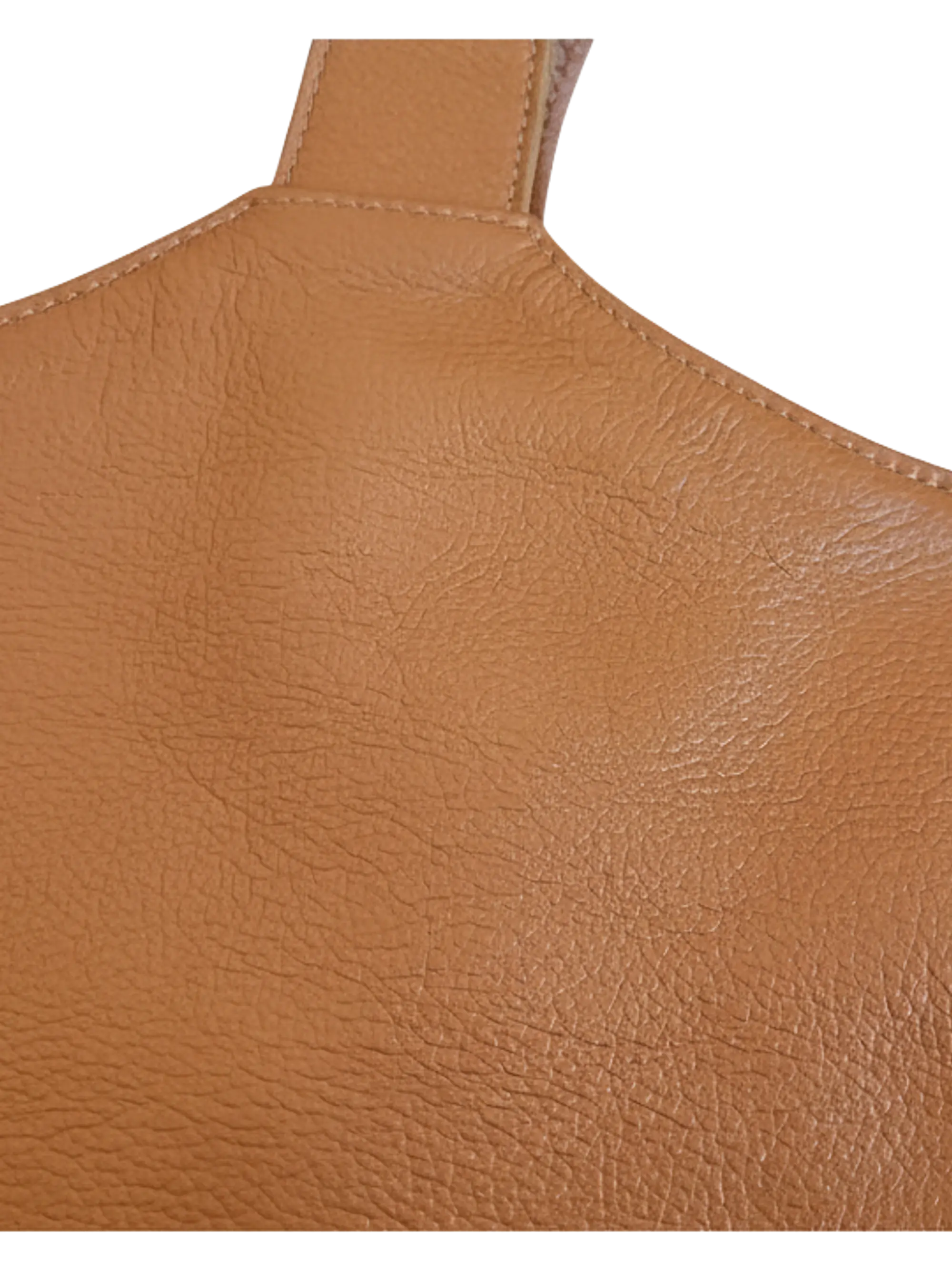 Shopper Isolda Caramelo - Cuero LWG - Hecho a mano 2