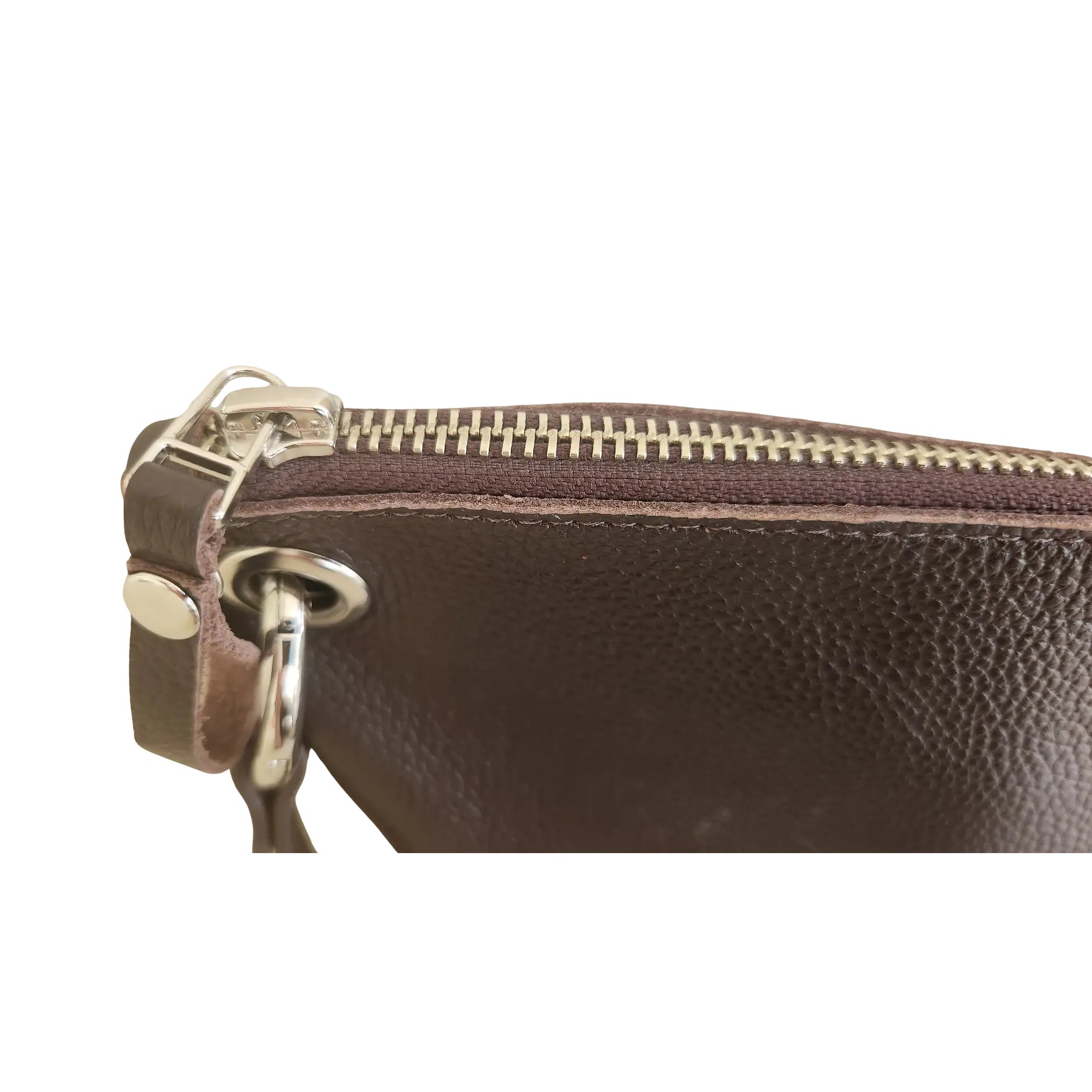 Cartera Isolda Chocolate - Cuero LWG - Hecho a mano 4