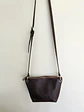 Cartera Isolda Chocolate - Cuero LWG - Hecho a mano - Miniatura 3