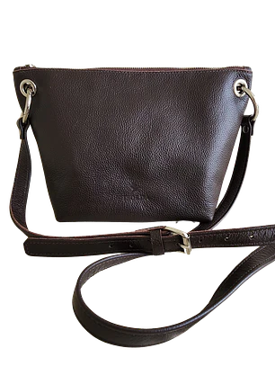 Cartera Isolda Chocolate - Cuero LWG - Hecho a mano