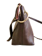 Cartera Isolda Chocolate - Cuero LWG - Hecho a mano - Miniatura 2
