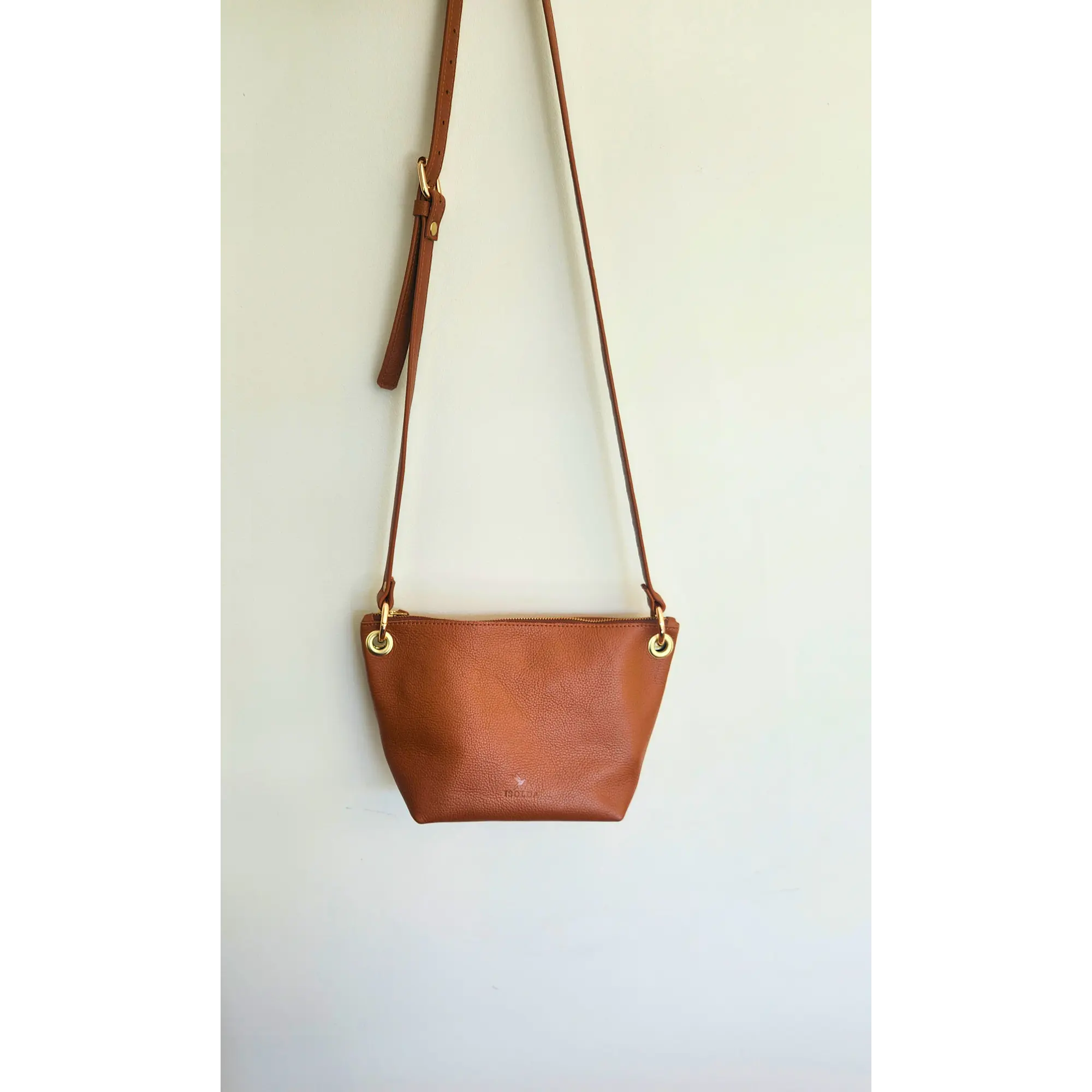 Cartera Colibrí Caramelo - Cuero LWG - Hecho a mano 4