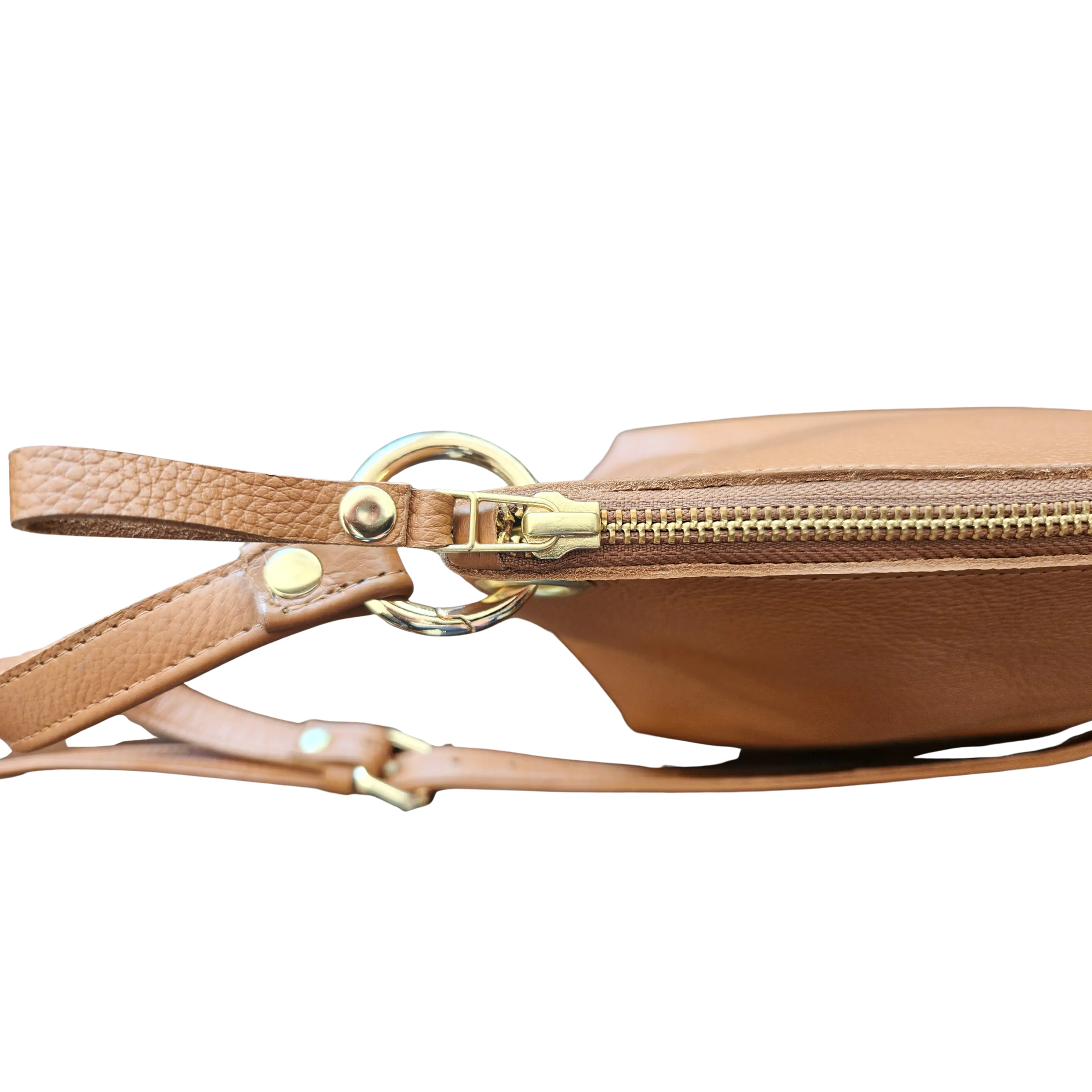 Cartera Colibrí Caramelo - Cuero LWG - Hecho a mano 5