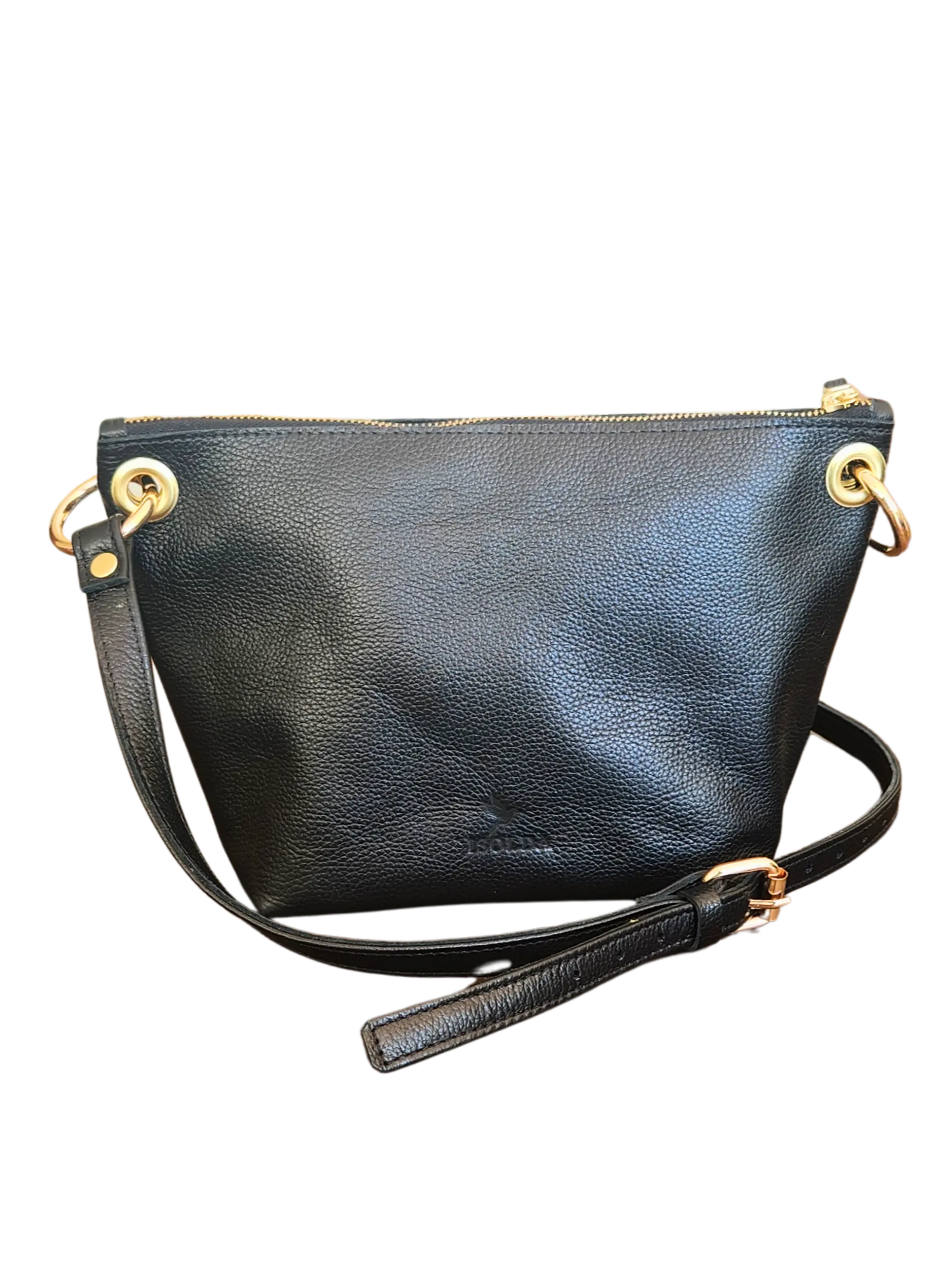 Cartera Isolda Negra - Cuero LWG - Hecho a mano 1