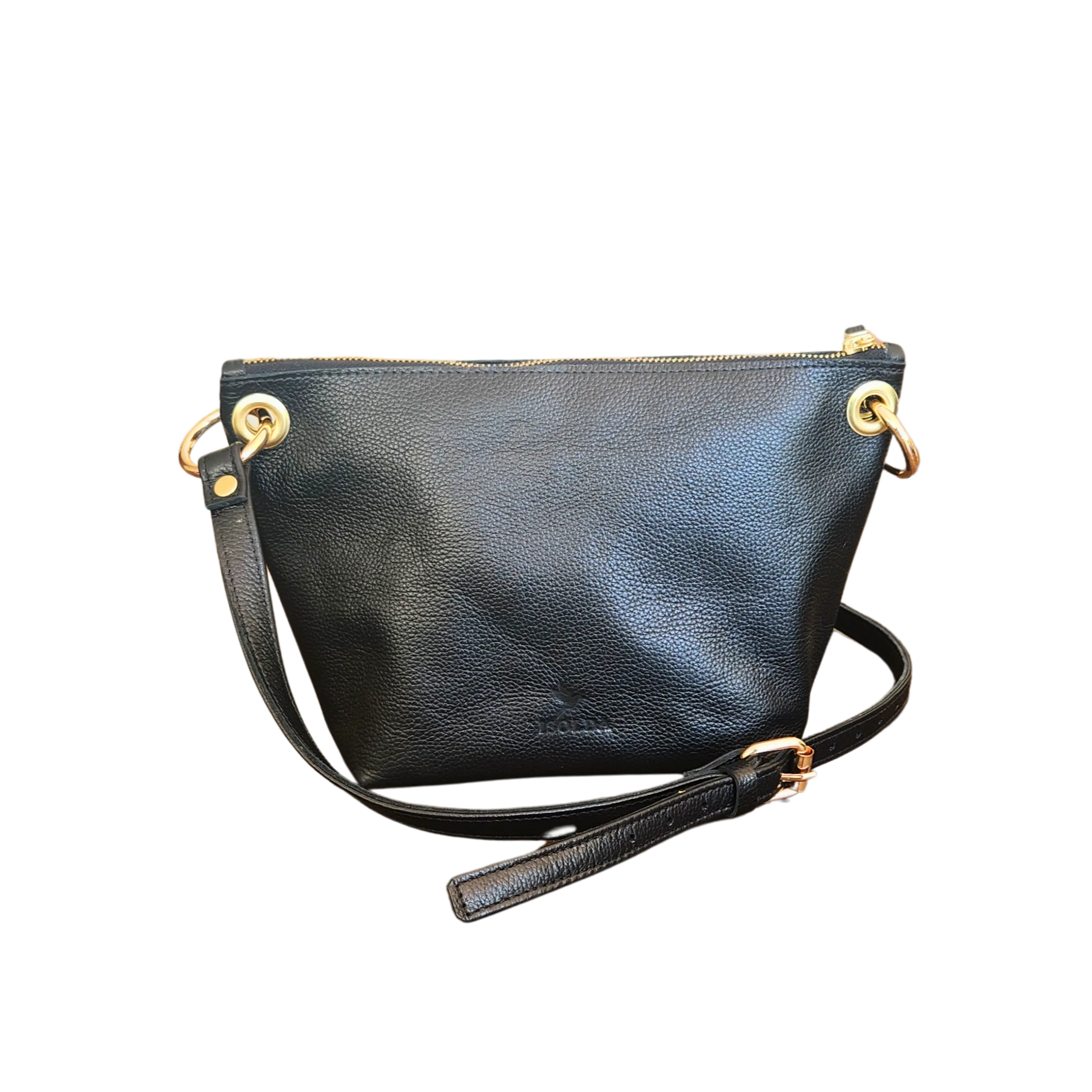 Cartera Isolda Negra - Cuero LWG - Hecho a mano 1