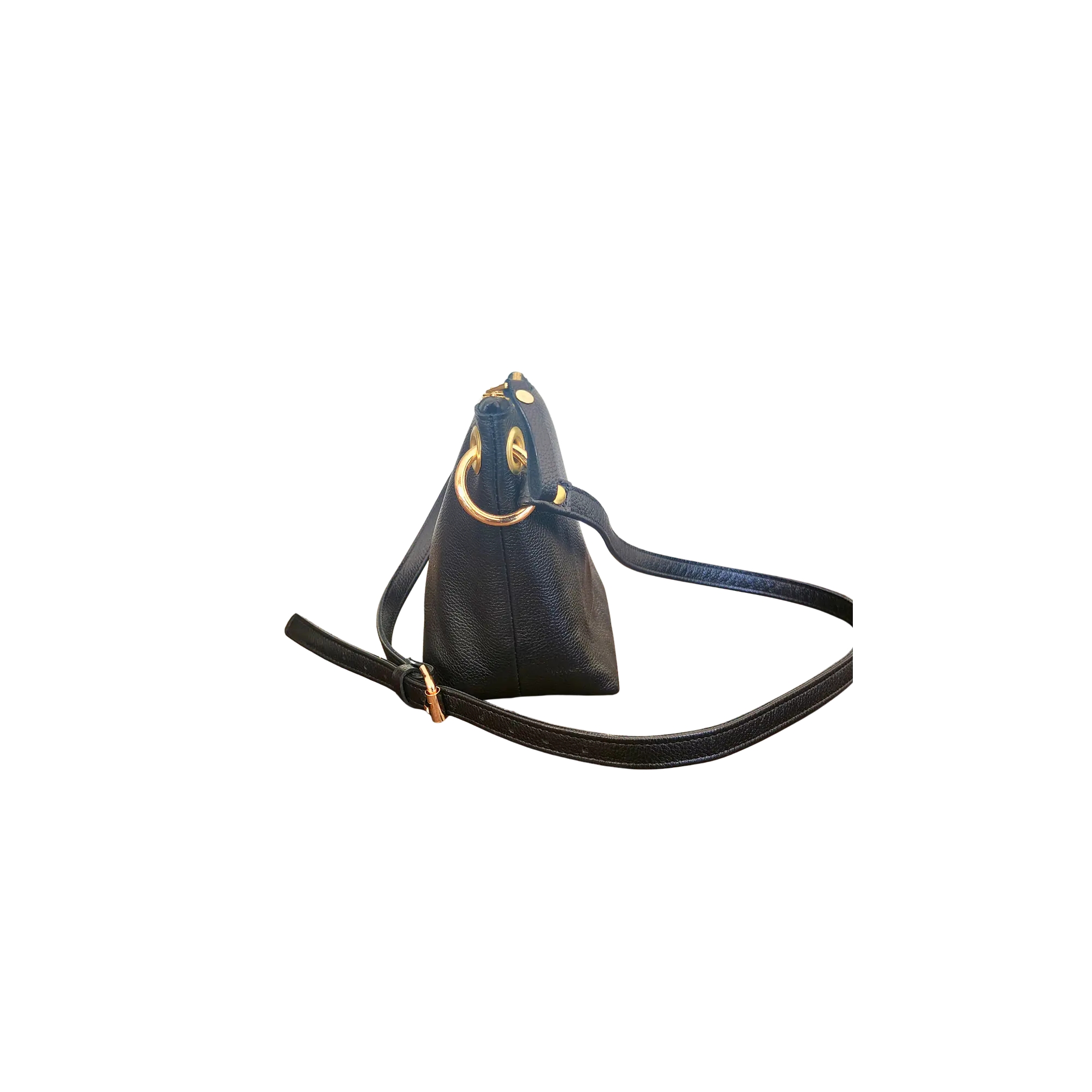 Cartera Colibrí Negra - Cuero LWG - Hecho a mano 3