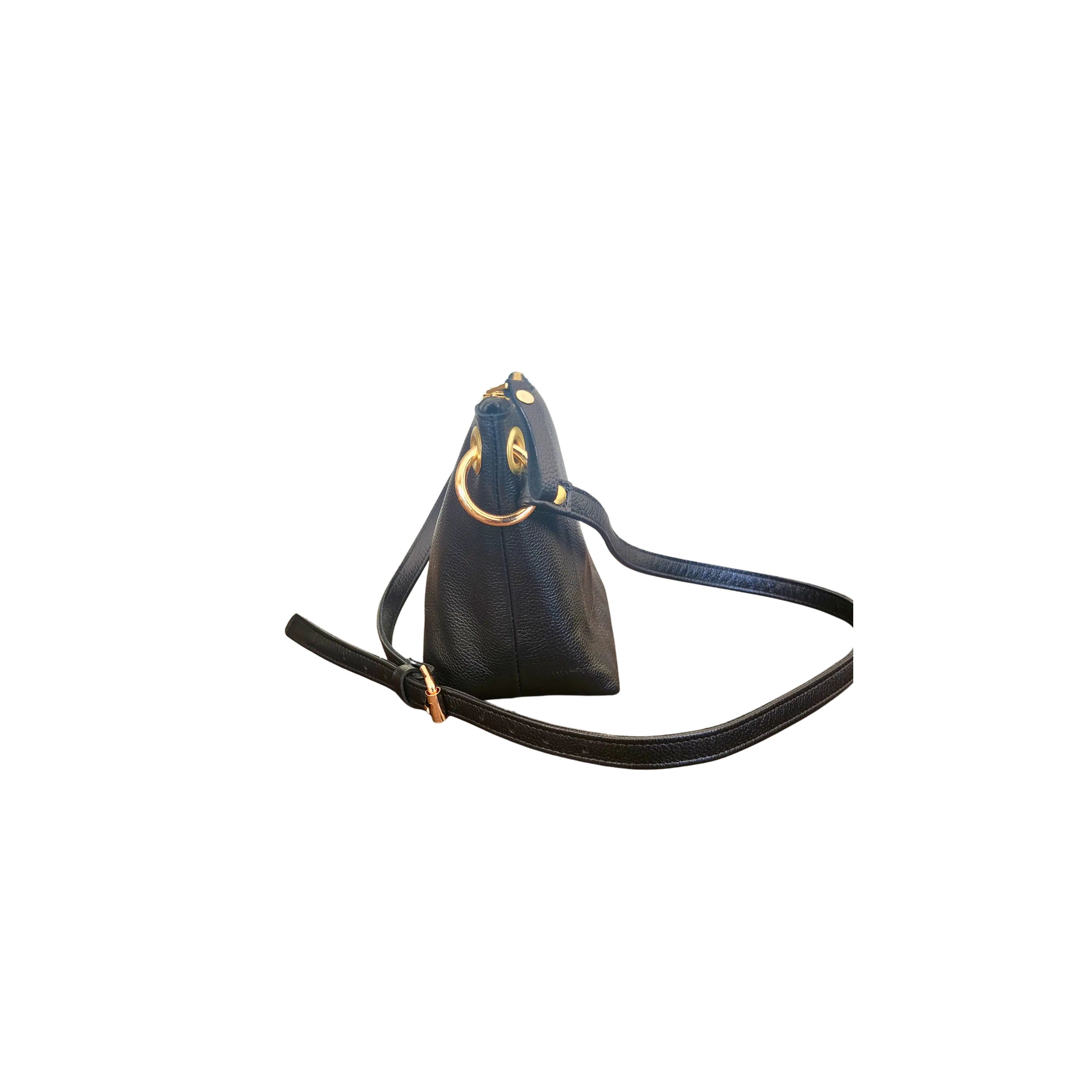 Cartera Colibrí Negra - Cuero LWG - Hecho a mano 3