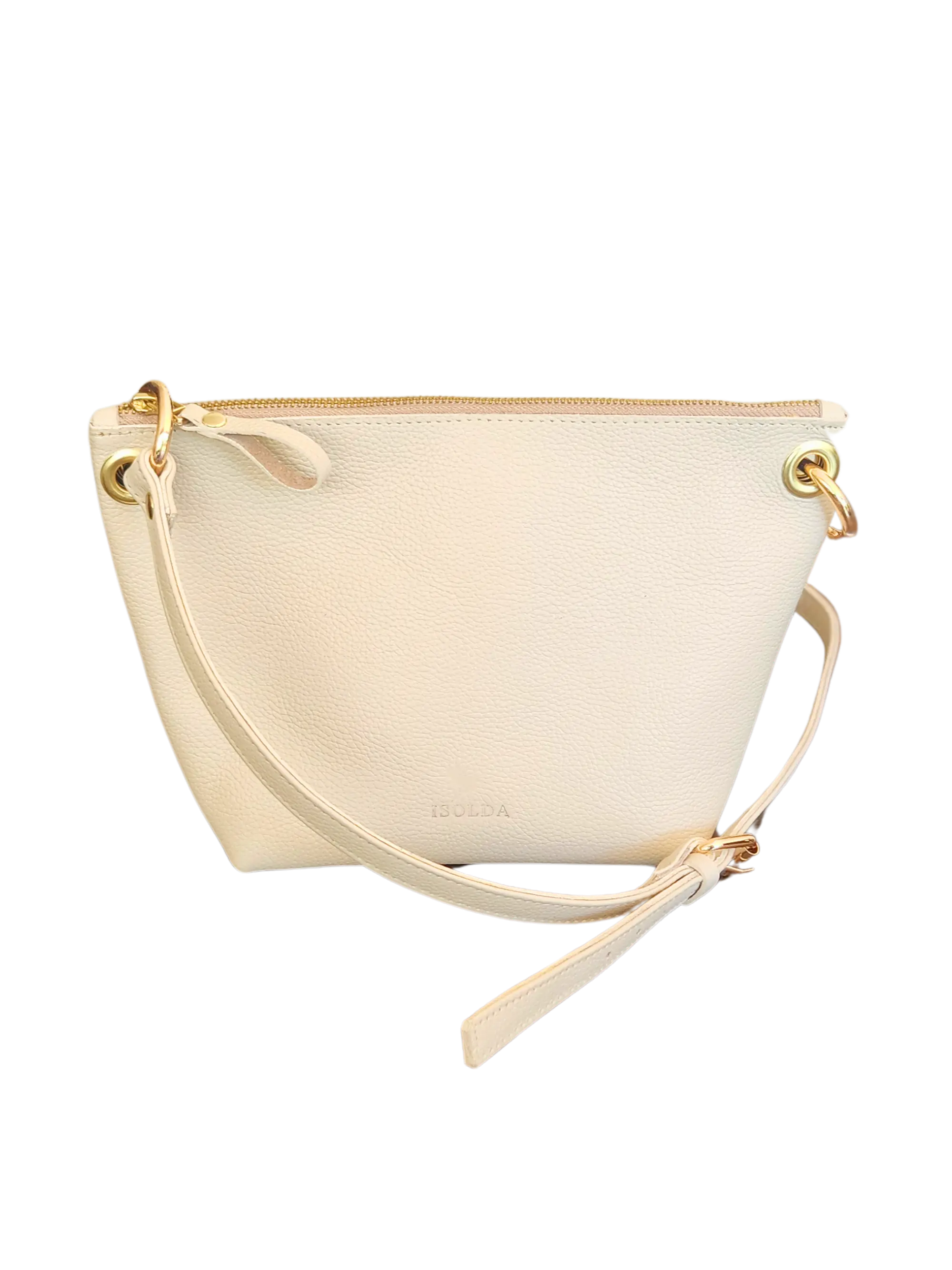 Cartera Isolda Marfil - Cuero LWG - Hecho a mano 1