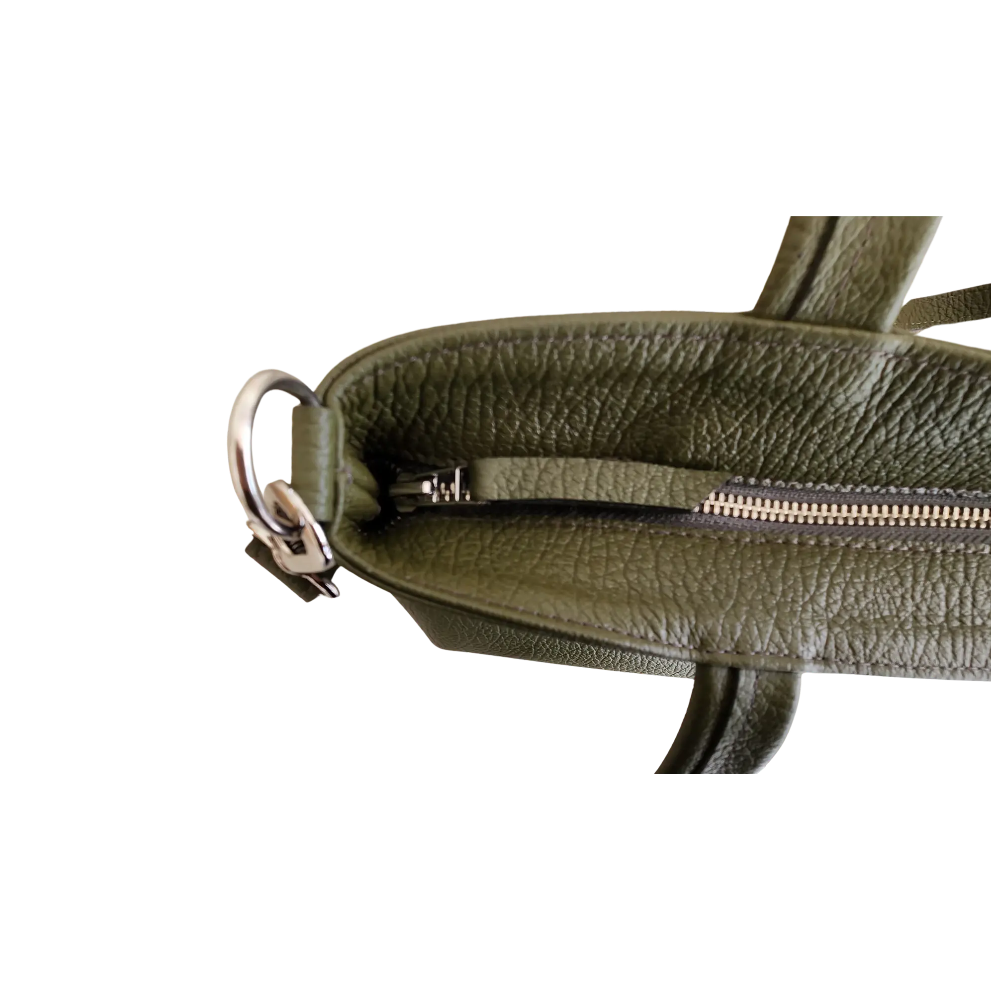 Cartera Atacama Verde - Cuero LWG - Hecho a mano  5