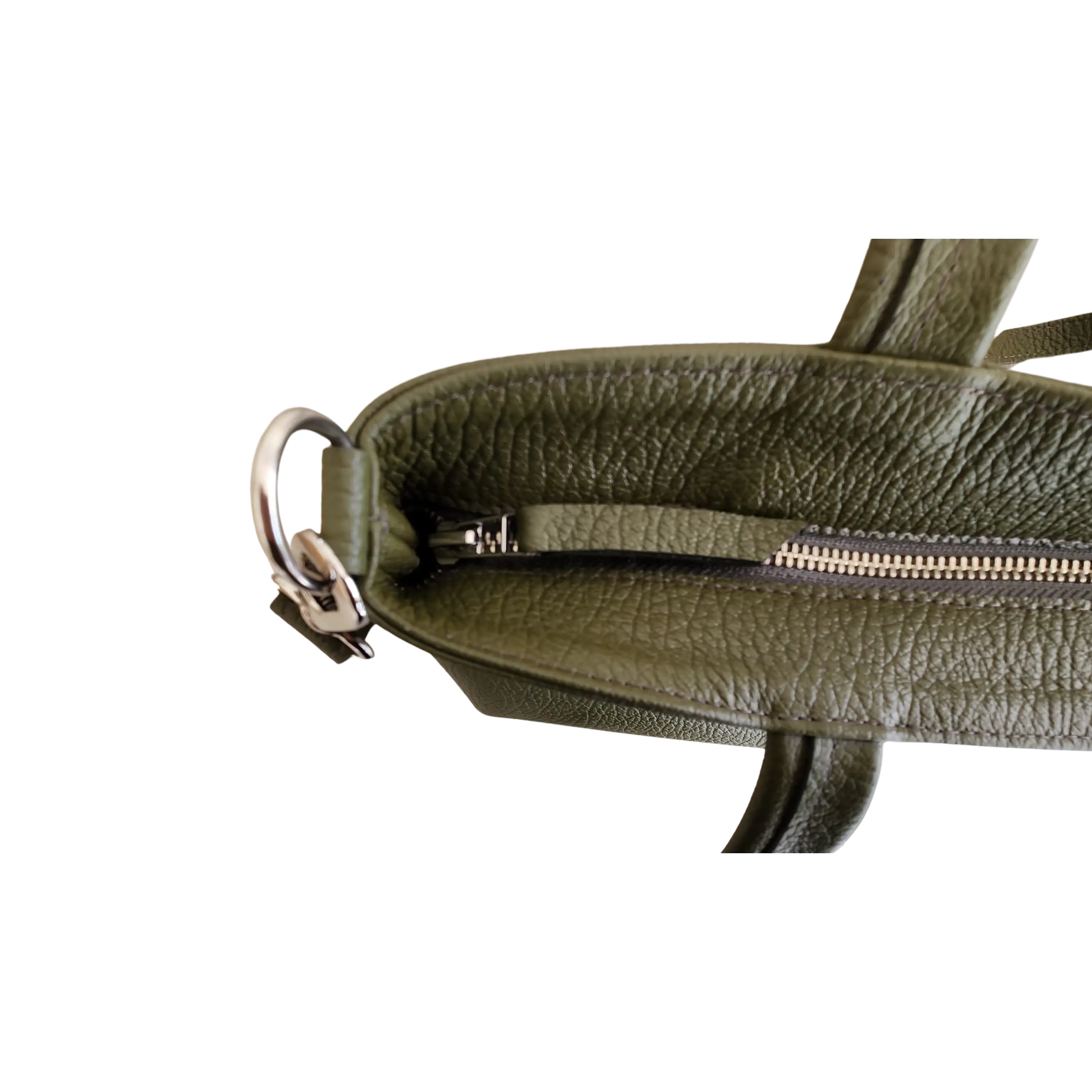Cartera Atacama Verde - Cuero LWG - Hecho a mano  5