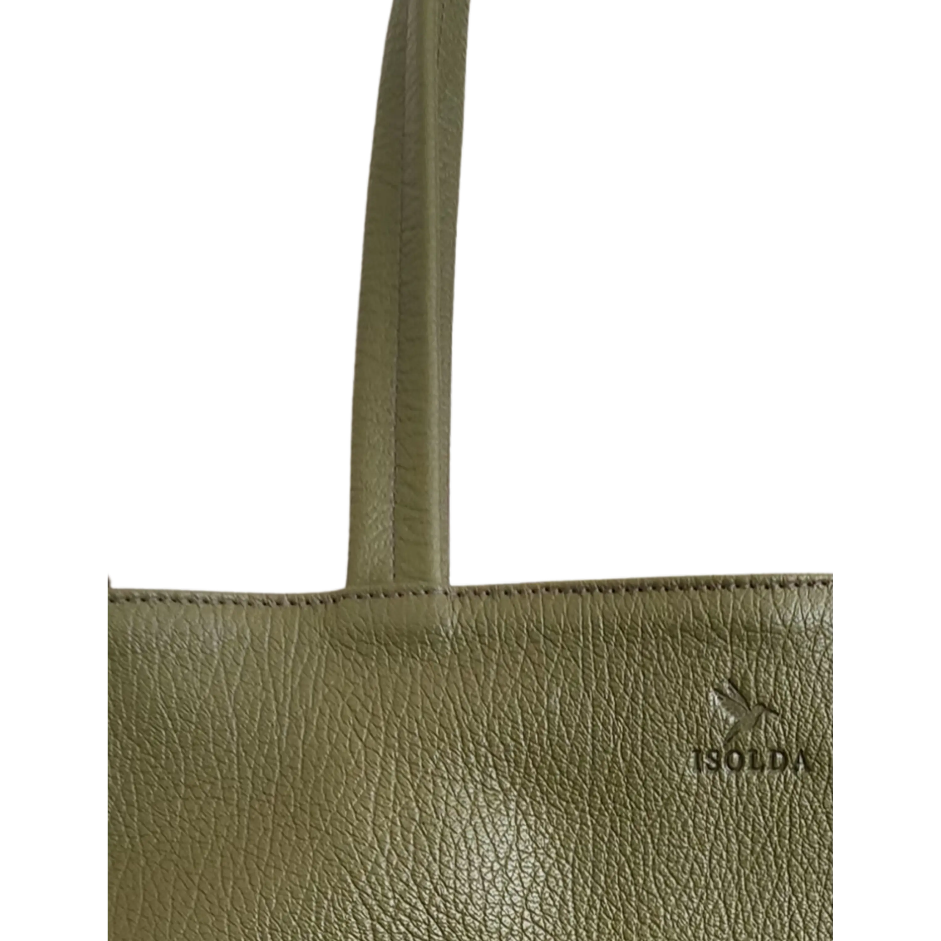 Cartera Atacama Verde - Cuero LWG - Hecho a mano  6