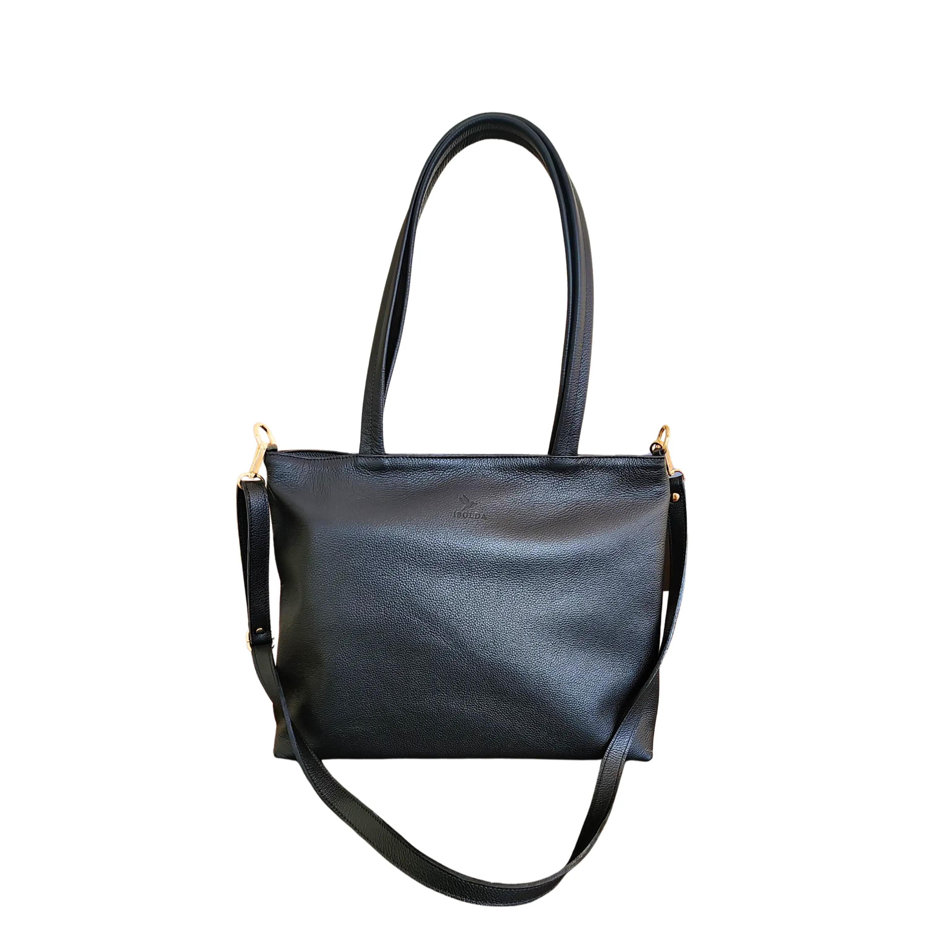 Cartera Atacama Negra - Cuero LWG - Hecho a mano  1