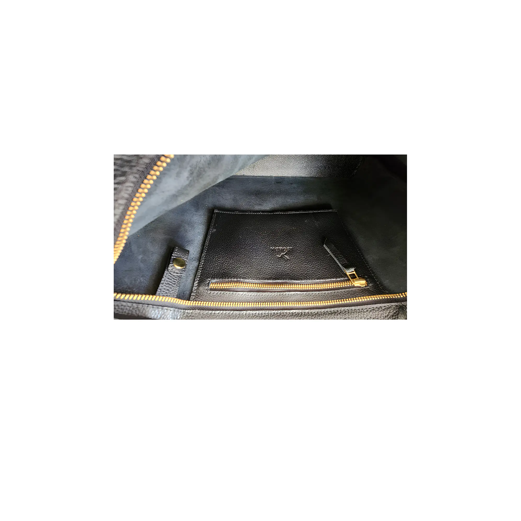 Cartera Atacama Negra - Cuero LWG - Hecho a mano  4