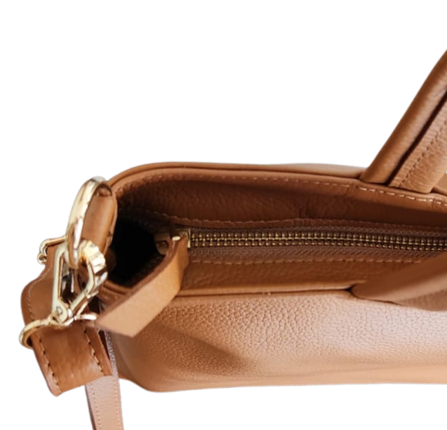 Tote Atacama - Color Caramelo - Cuero LWG - Hecho a mano  3