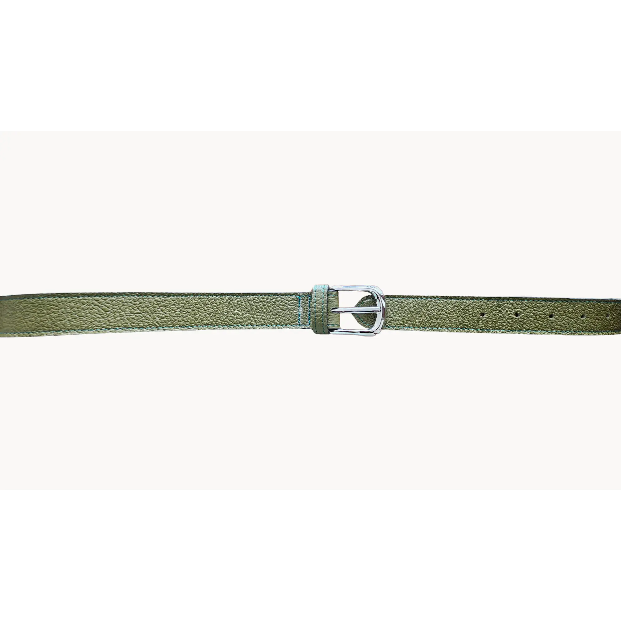 Cinturón Isolda Plata - Cuero LWG - Hecho a mano 2