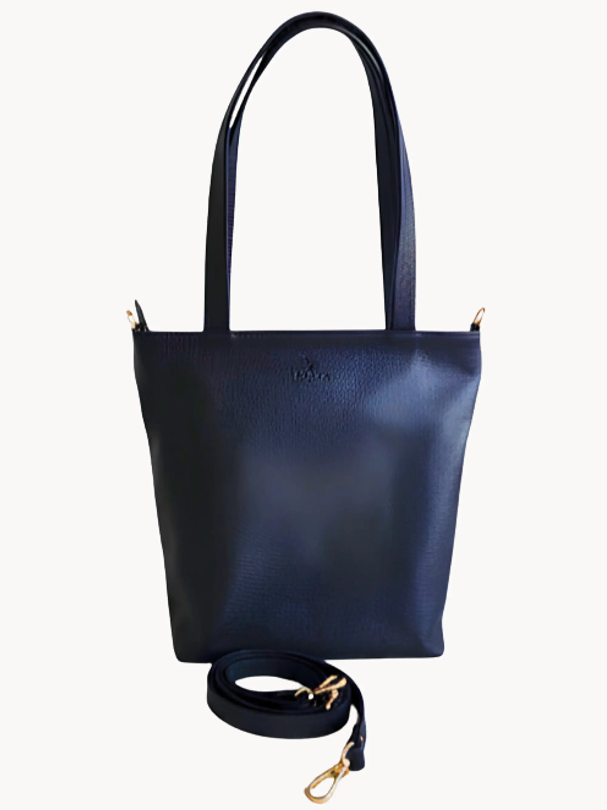 Tote Colibrí Negro - Cuero LWG - Hecho a mano 1