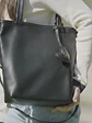 Tote Colibrí Negro - Cuero LWG - Hecho a mano - Miniatura 8