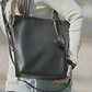Tote Colibrí Negro - Cuero LWG - Hecho a mano - Miniatura 2