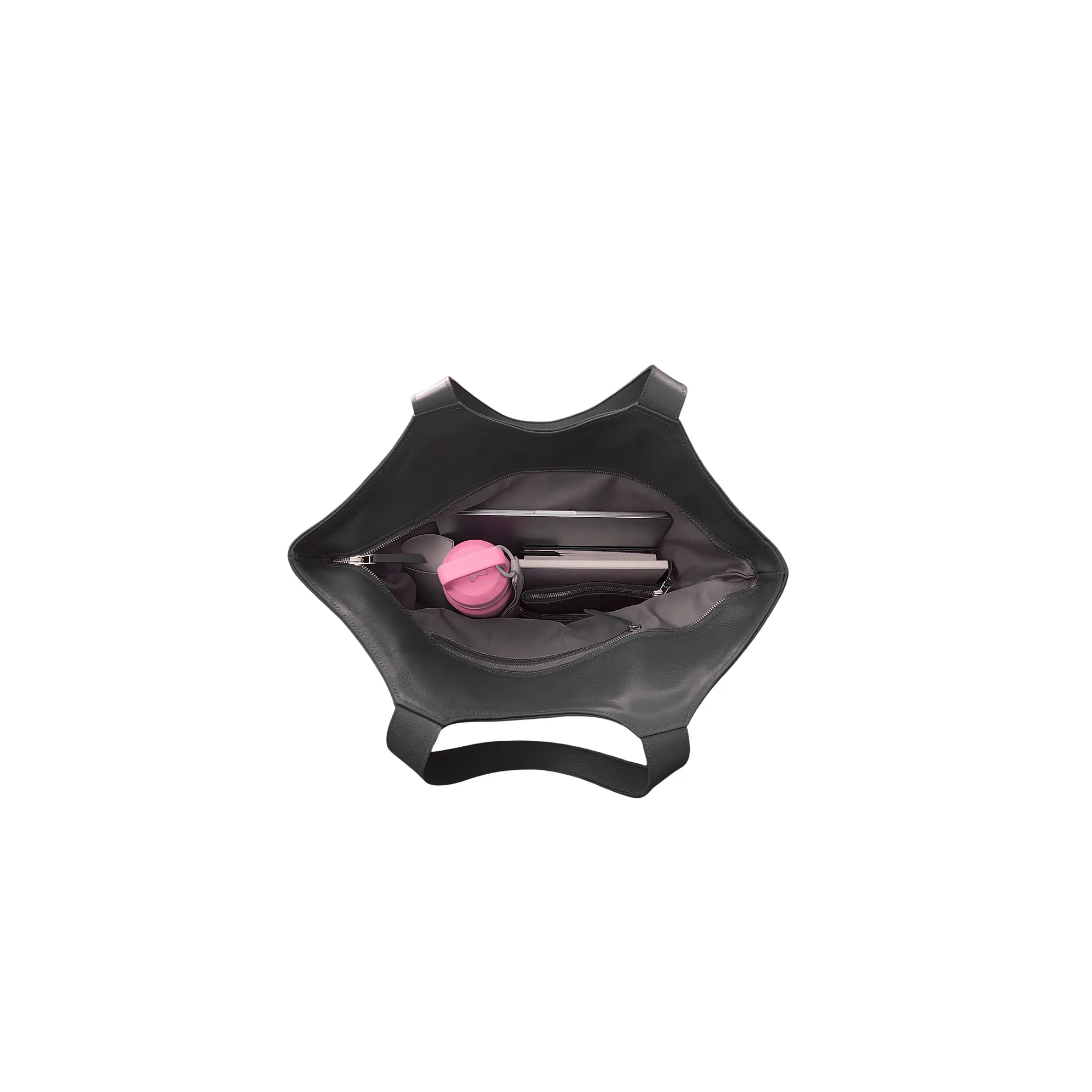Shopper Isolda Negro - Cuero LWG - Hecho a mano 5