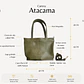 Cartera Atacama Verde - Cuero LWG - Hecho a mano  - Miniatura 2