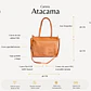 Cartera Atacama Caramelo -  Cuero LWG - Hecho a mano  - Miniatura 7